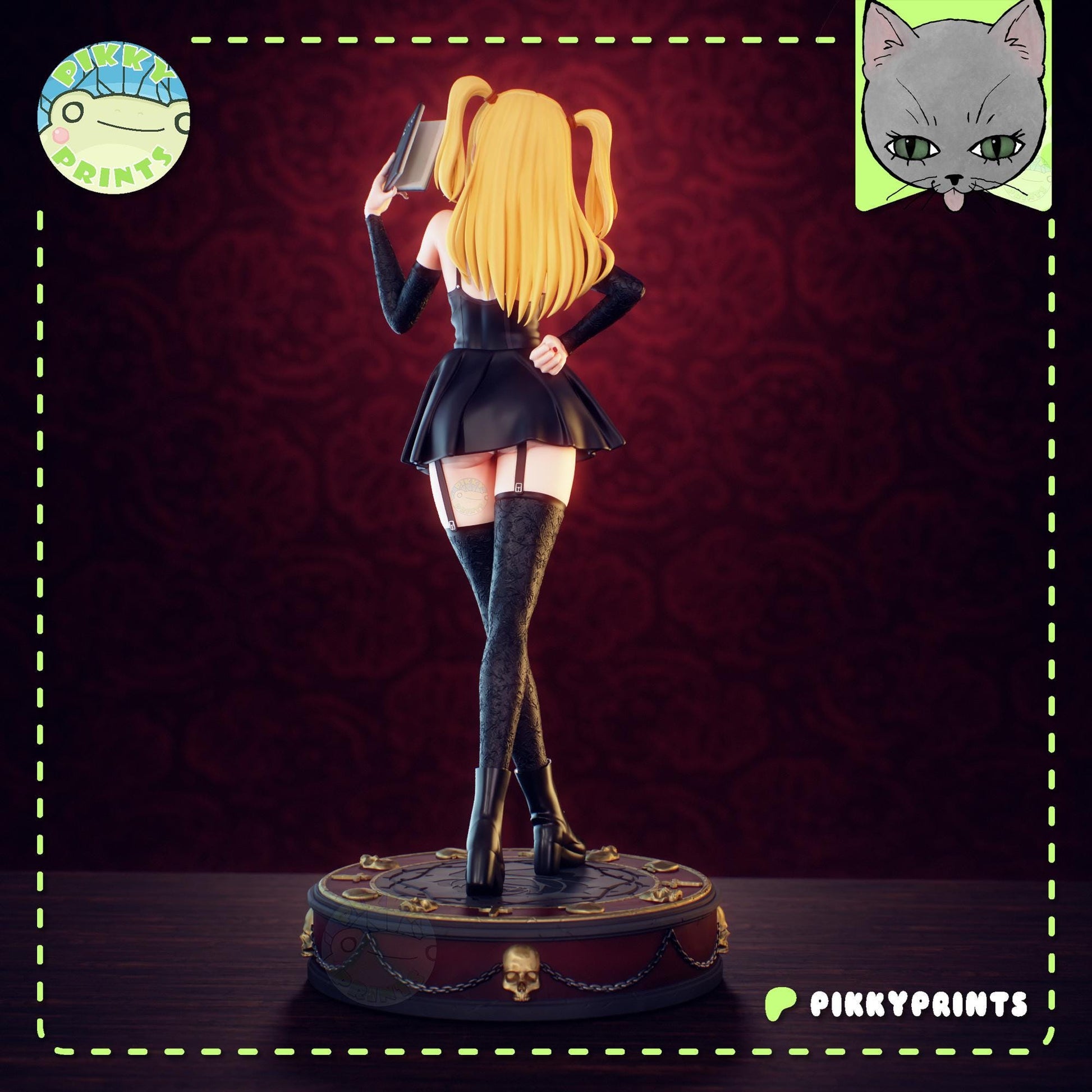 Notebook Girl Model Kit | Pikky Prints