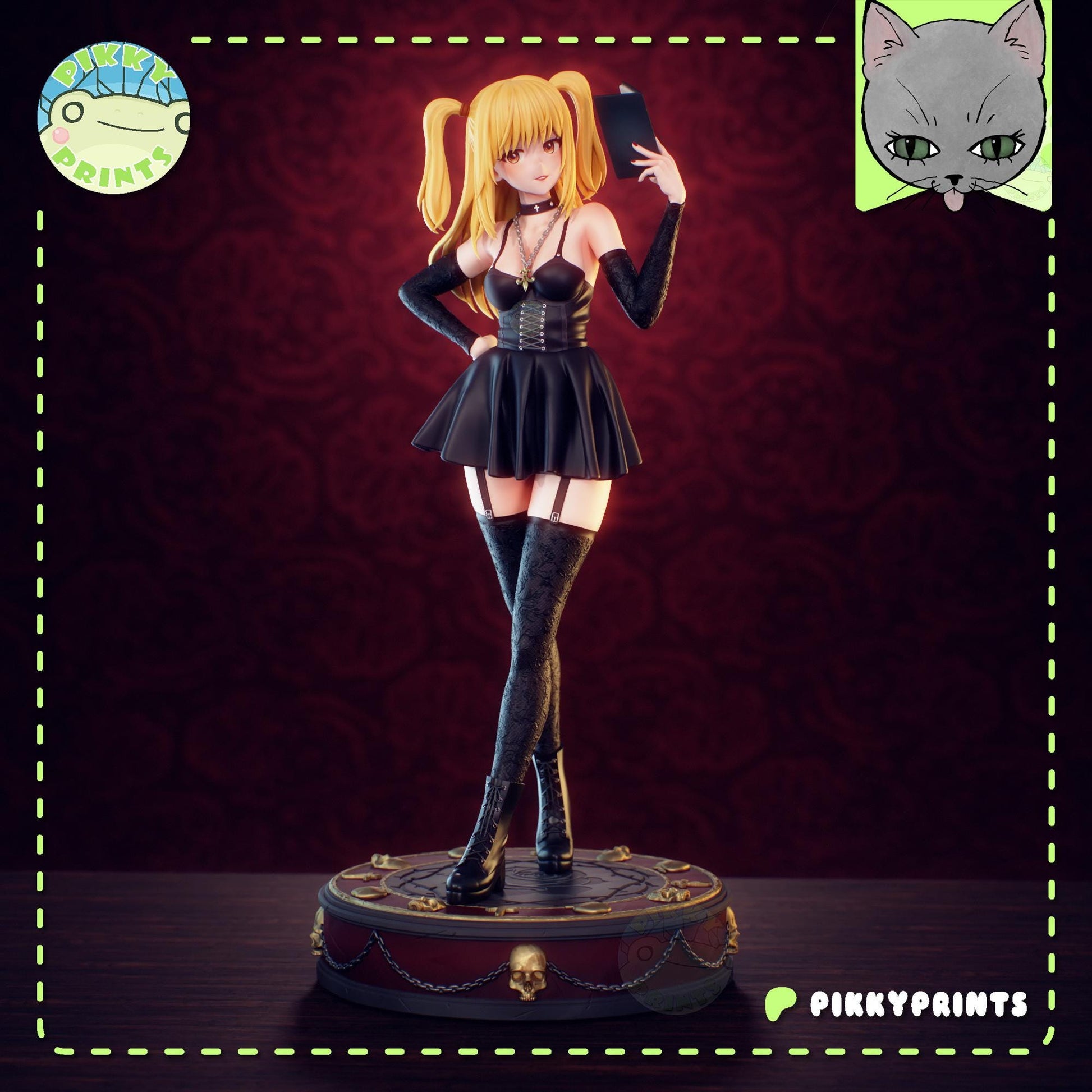 Notebook Girl Model Kit | Pikky Prints