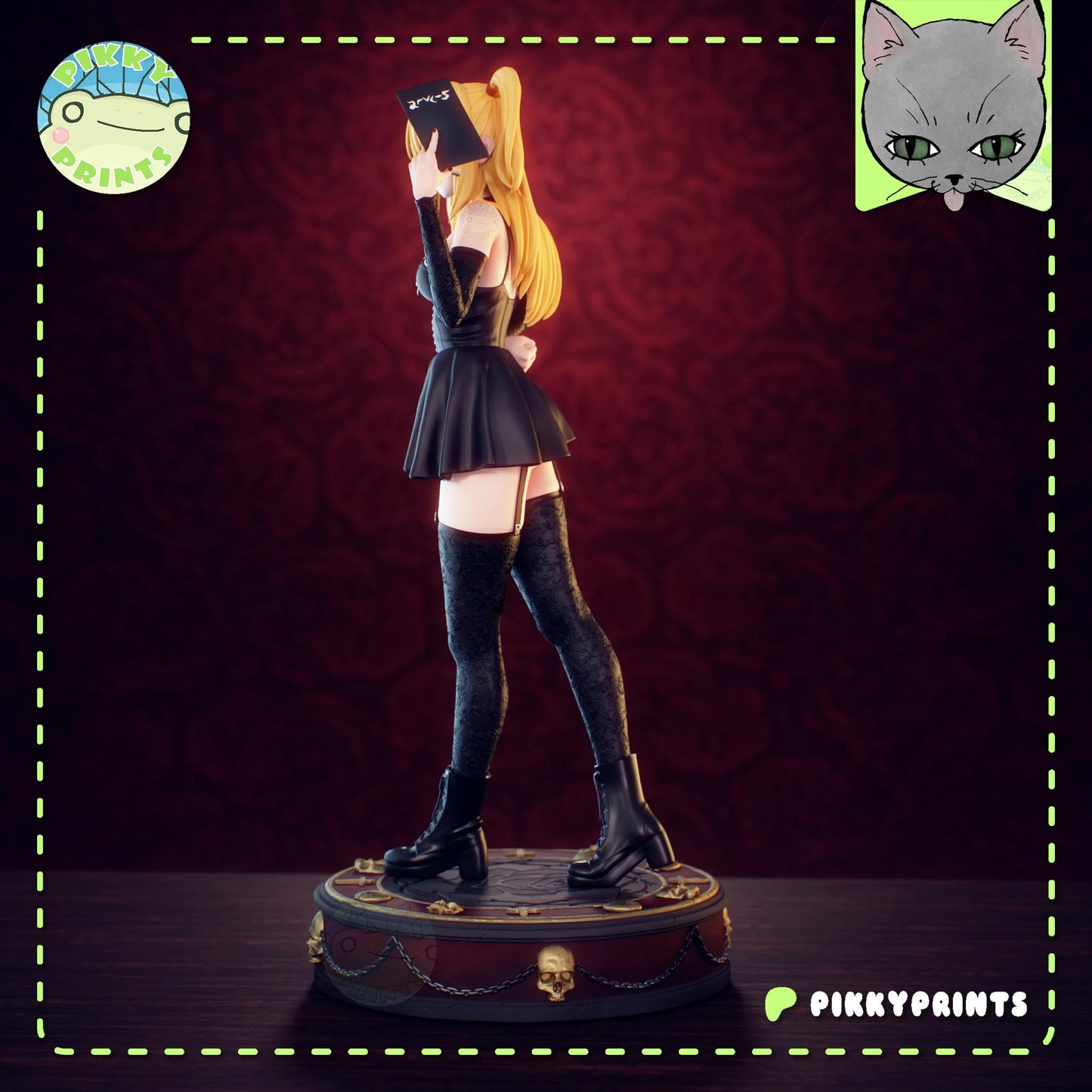 Notebook Girl Model Kit | Pikky Prints