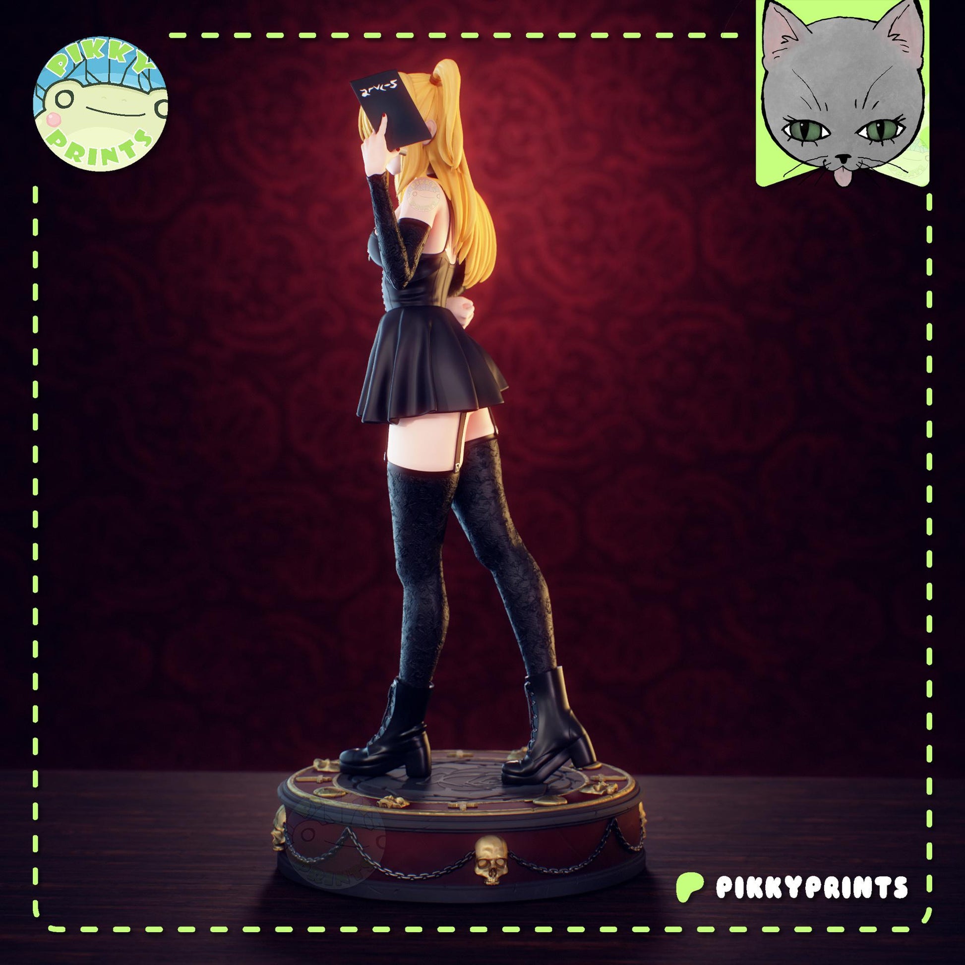 Notebook Girl Model Kit | Pikky Prints