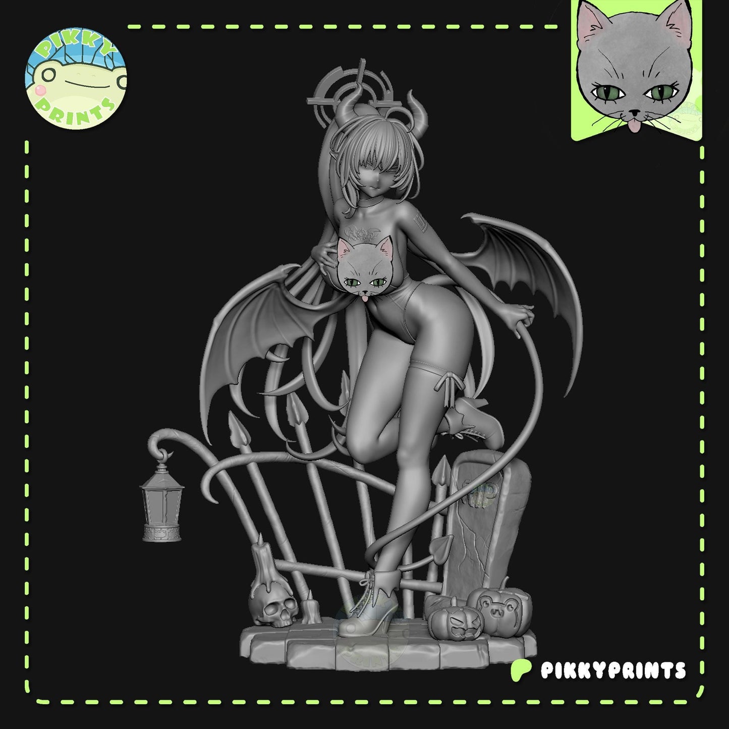 Succubus Model Kit | Pikky Prints