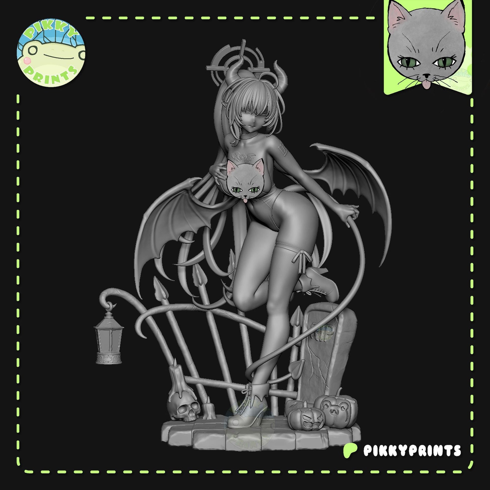 Succubus Model Kit | Pikky Prints