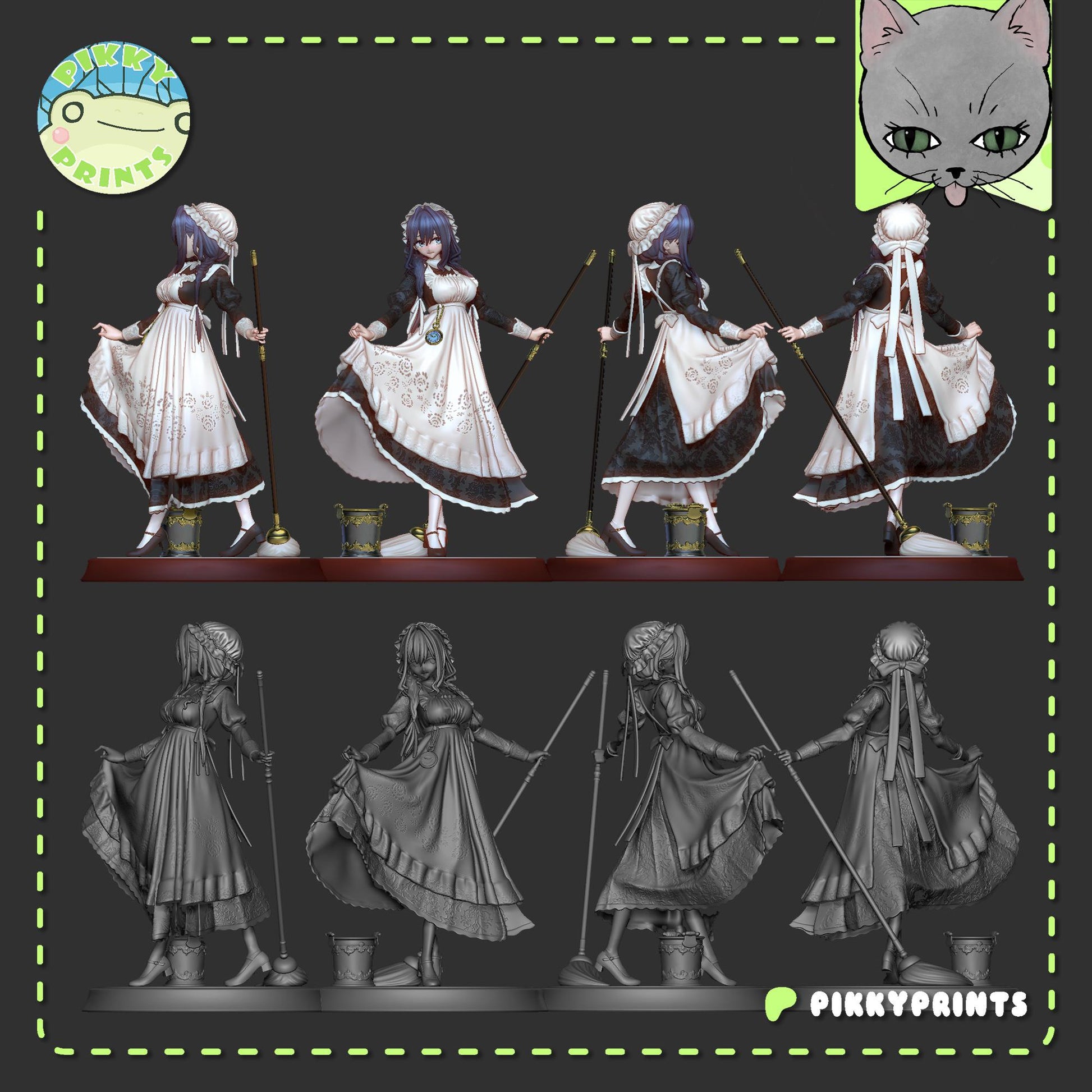 Maid Model Kit | Pikky Prints