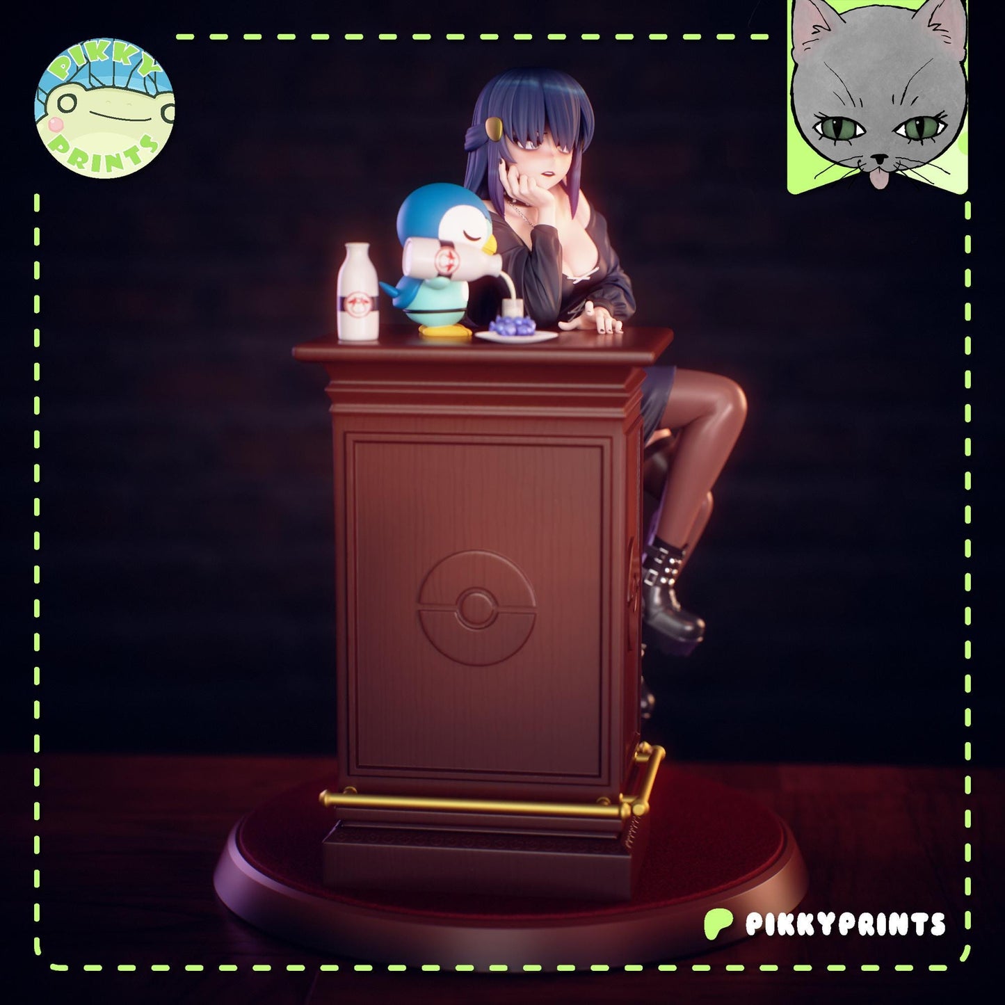 Goth Girl Model Kit | Pikky Prints