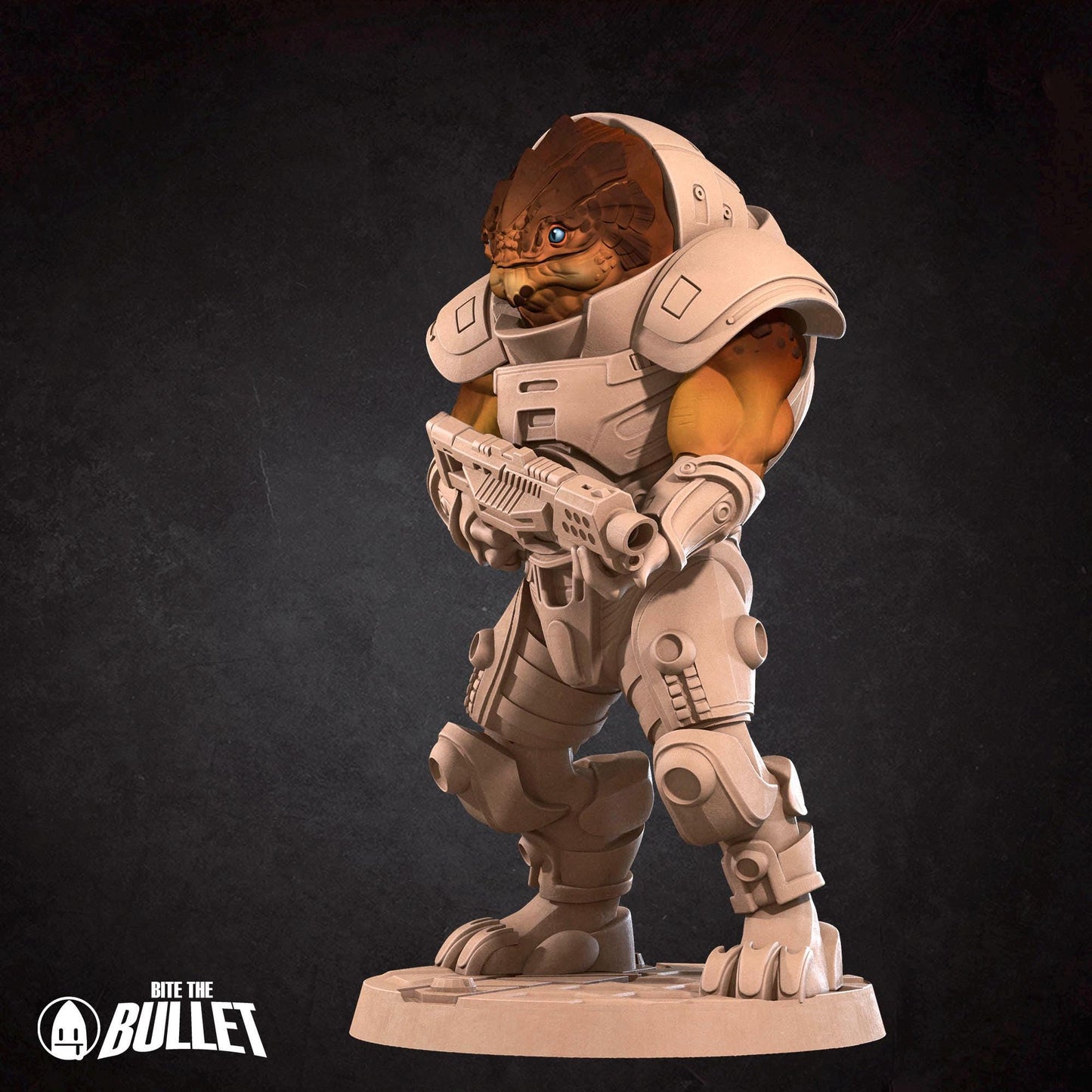 Space Turtle Berserker Miniature | Bite the Bullet
