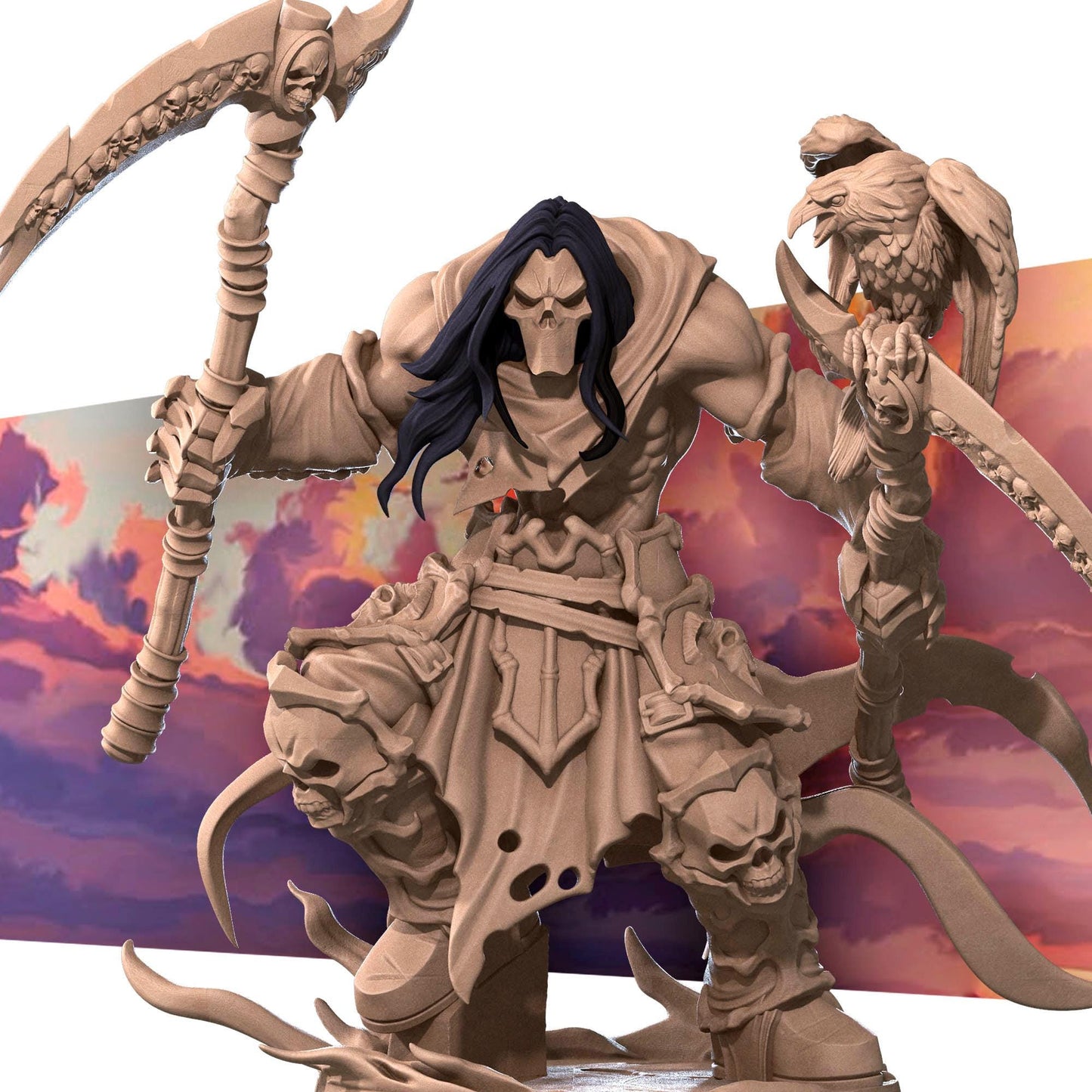 Pale Demon Rider Miniature | Bite the Bullet