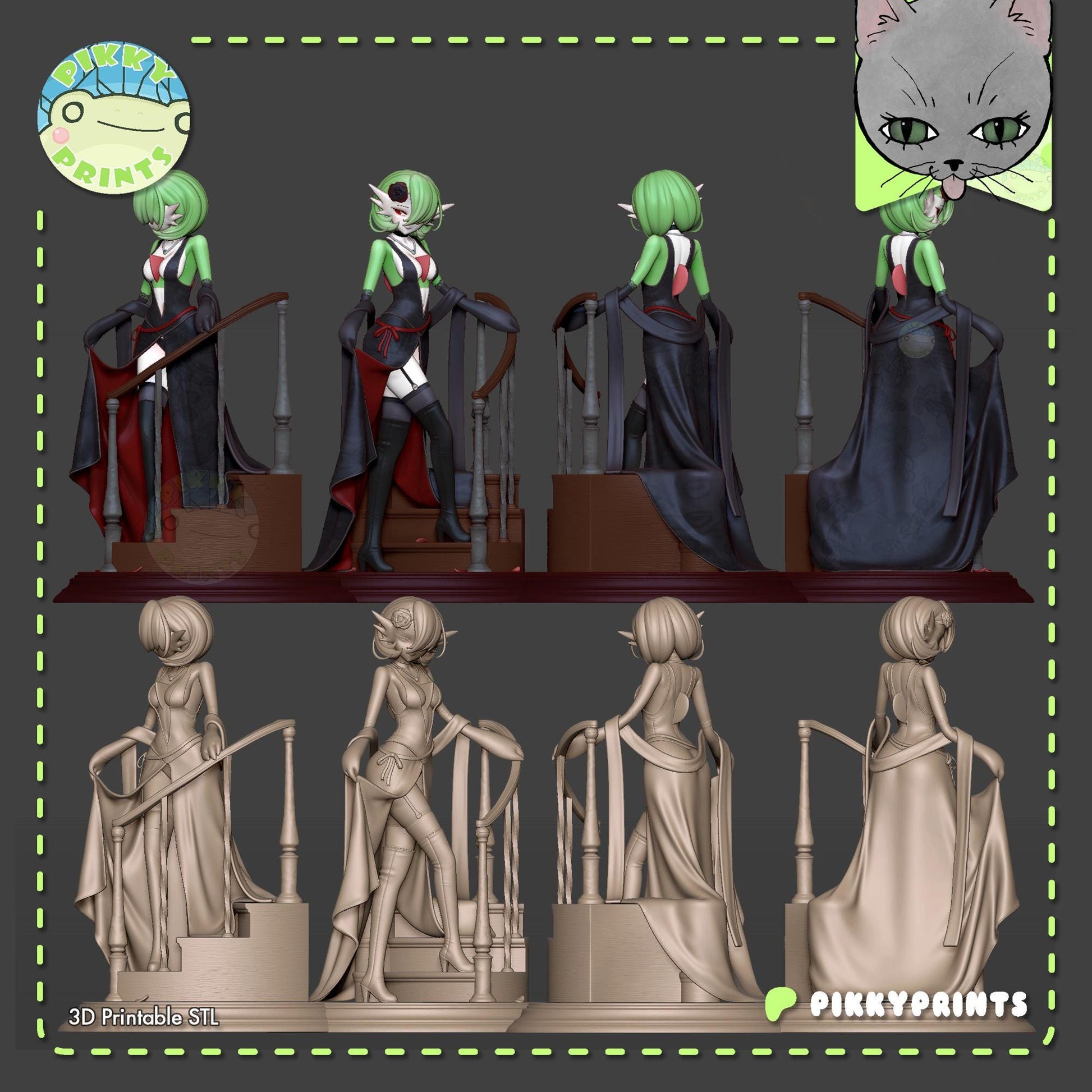 Monster Girl Model Kit | Pikky Prints
