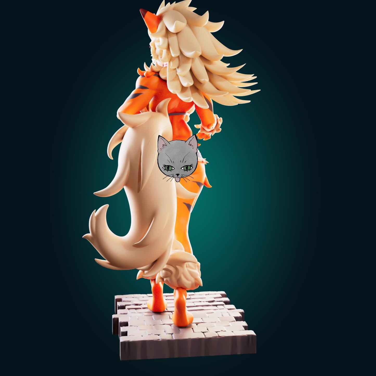 Tiger Lady Model Kit | 3D Resin Printed Figurine | Officer Rhu