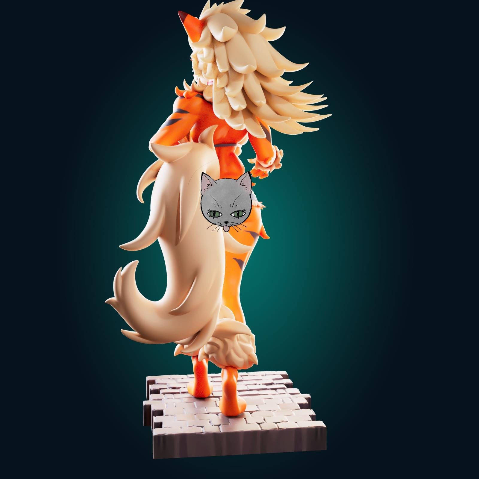 Tiger Lady Model Kit | 3D Resin Printed Figurine | Officer Rhu
