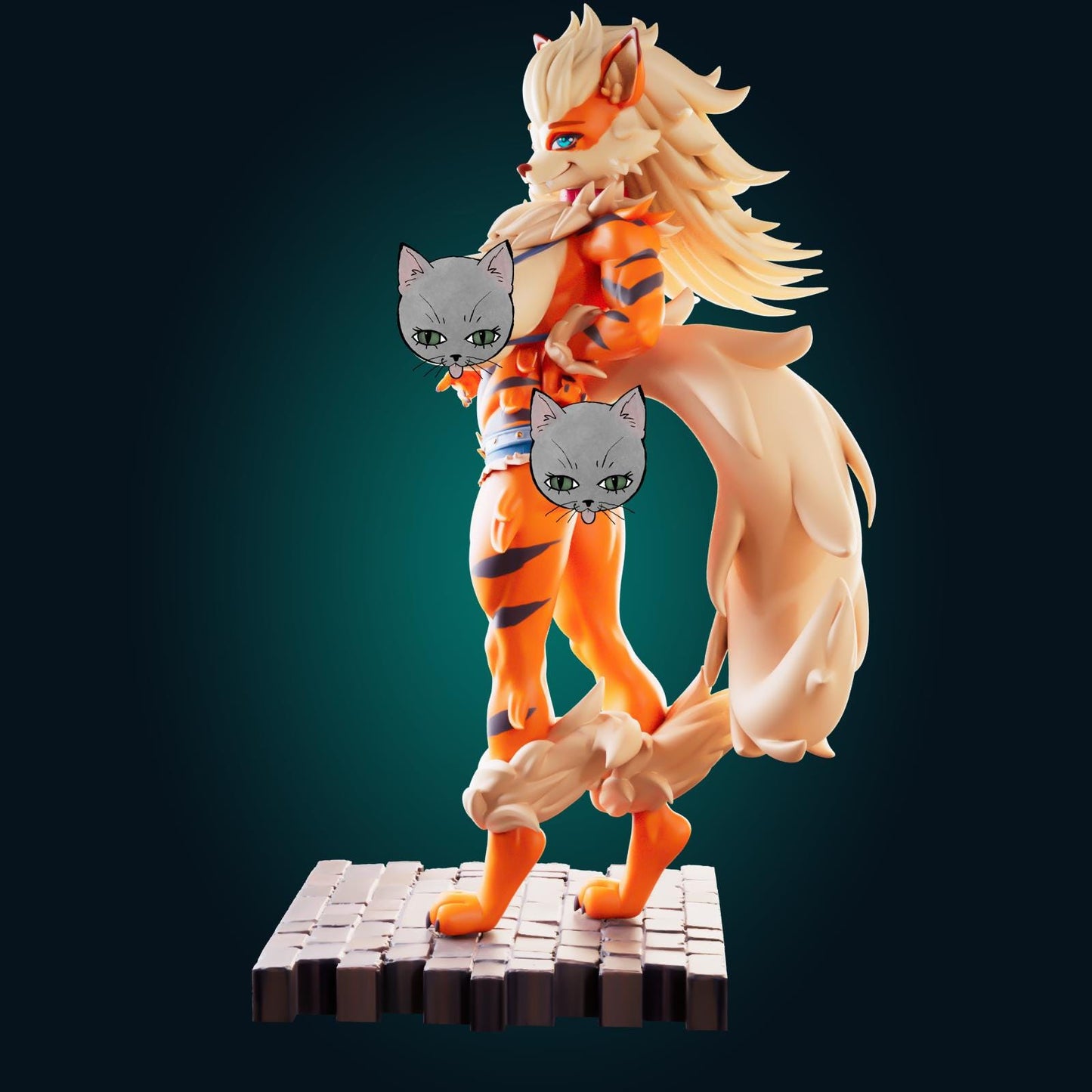 Tiger Lady Model Kit | 3D Resin Printed Figurine | Officer Rhu