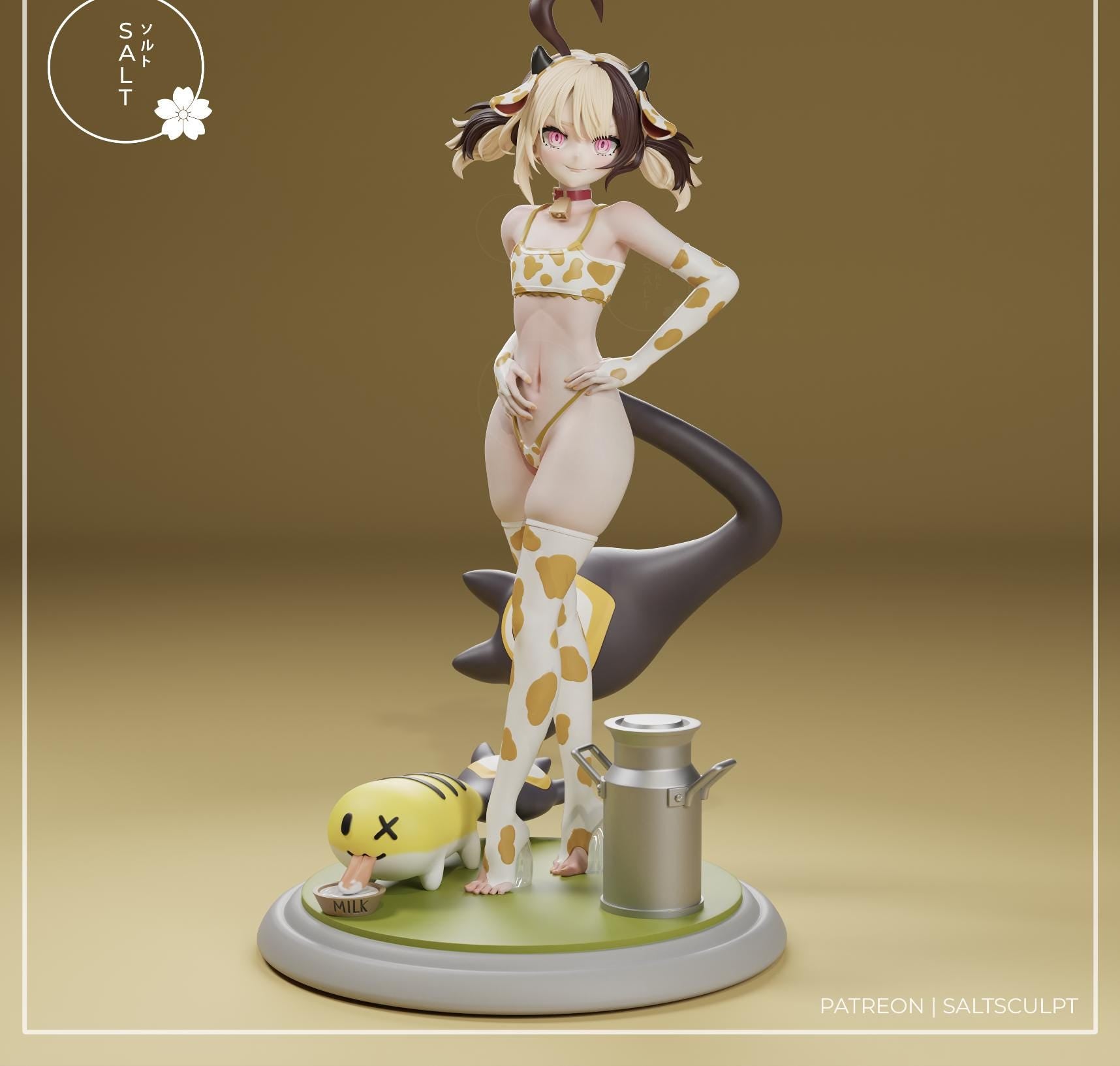 Gremlin Girl Model Kit | 3D Resin Printed Figurine | Salt Sculpt