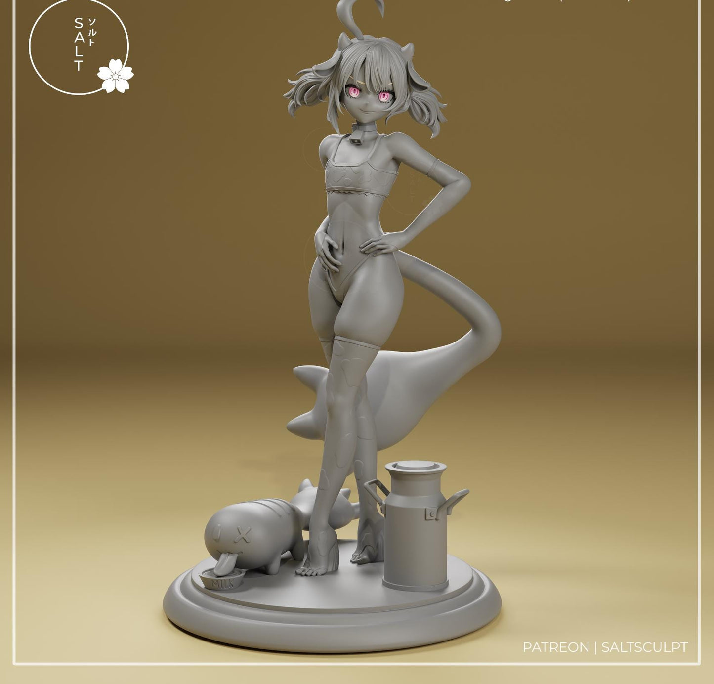 Gremlin Girl Model Kit | 3D Resin Printed Figurine | Salt Sculpt