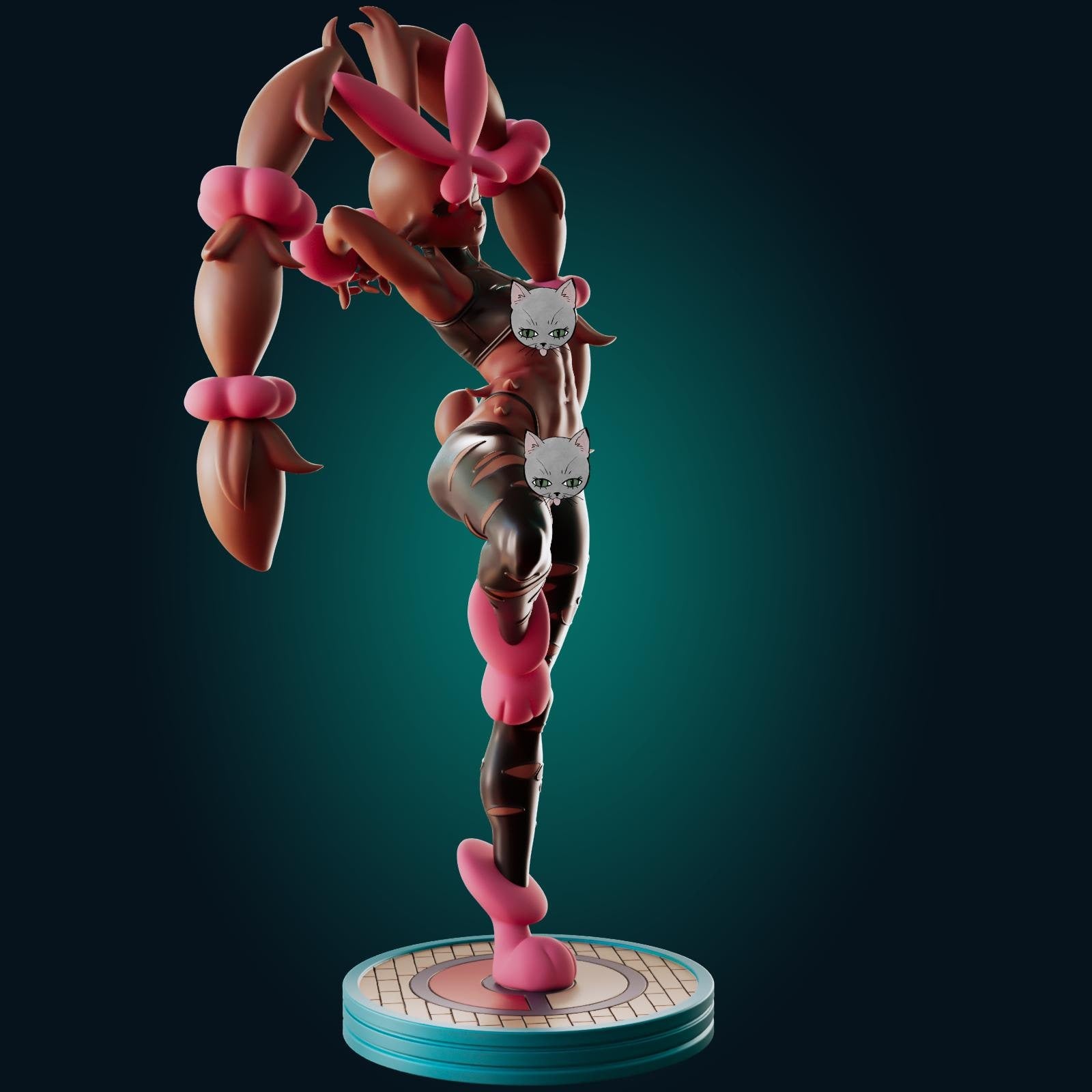 Bunny Lady Model Kit | 3D Resin Printed Figurine | Officer Rhu
