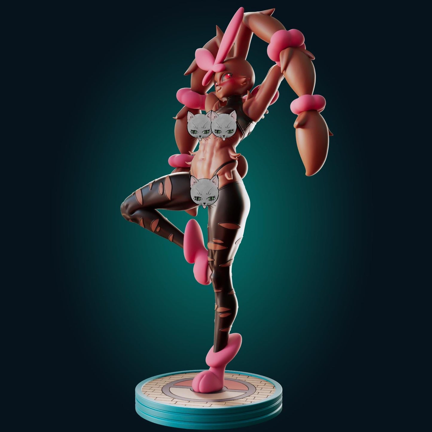 Bunny Lady Model Kit | 3D Resin Printed Figurine | Officer Rhu