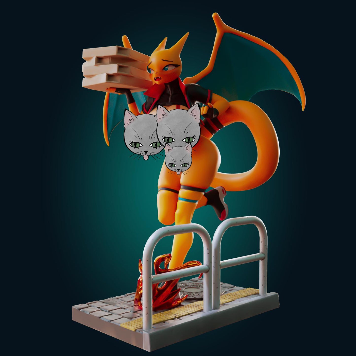 Dragon Lady Model Kit | 3D Resin Printed Figurine | Officer Rhu