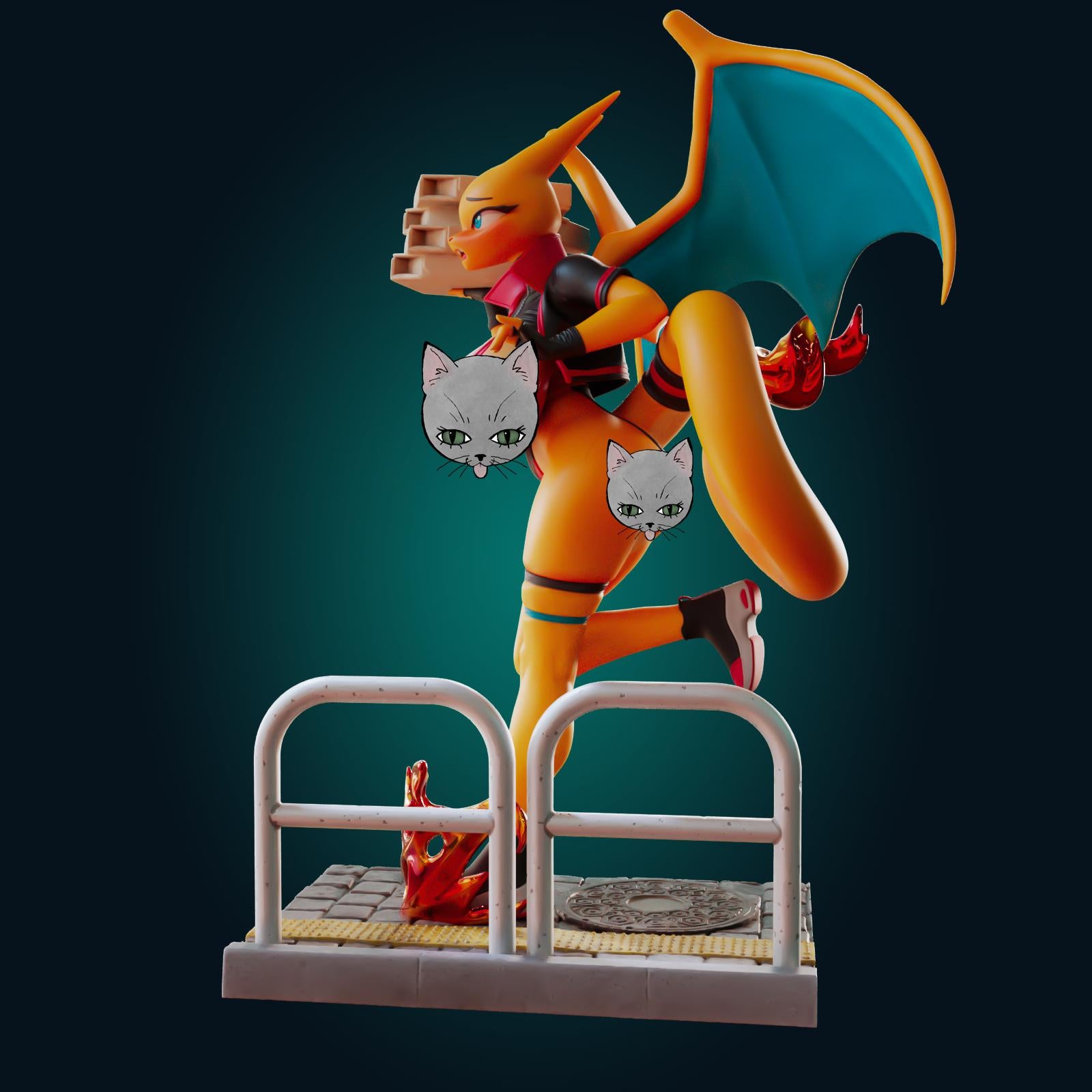 Dragon Lady Model Kit | 3D Resin Printed Figurine | Officer Rhu
