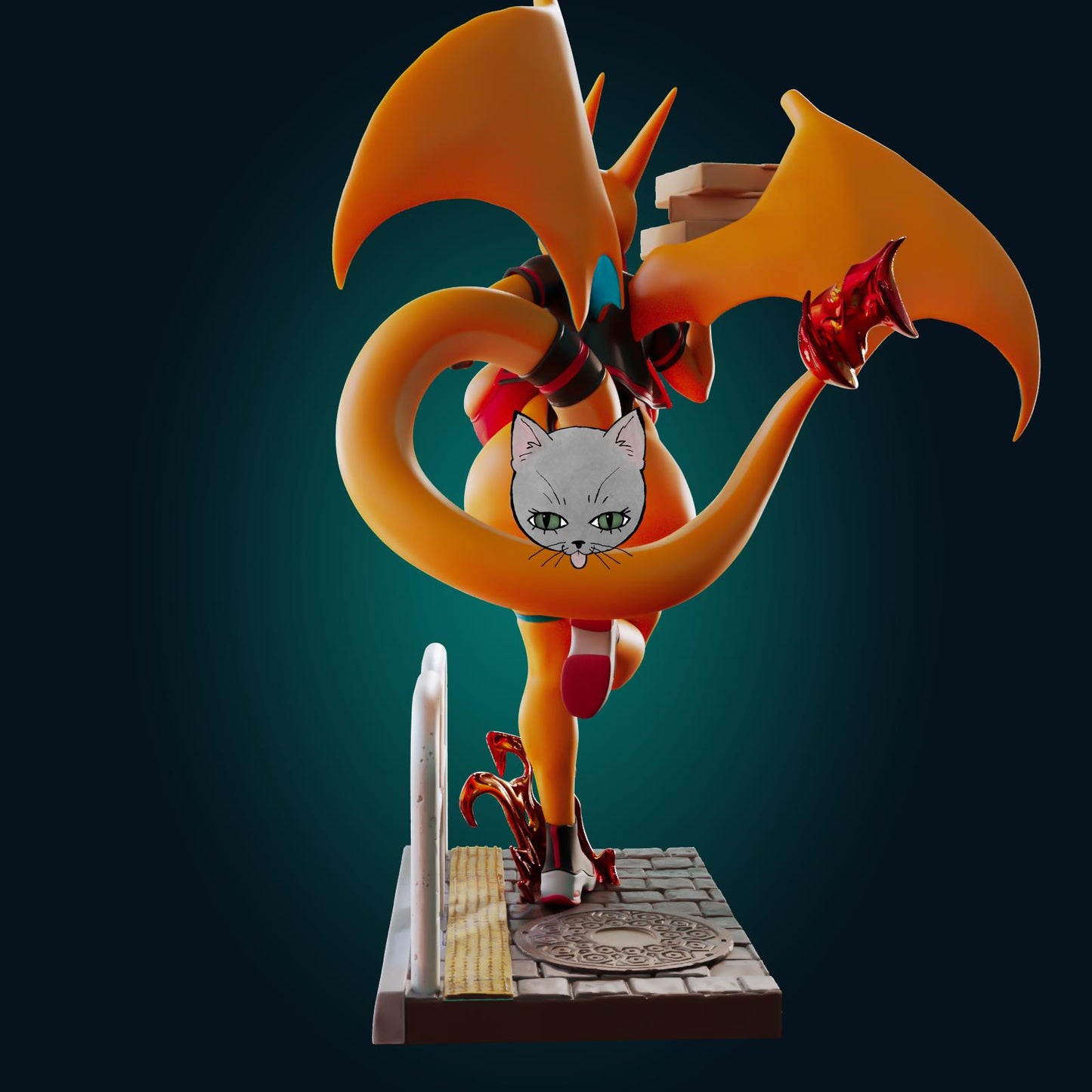 Dragon Lady Model Kit | 3D Resin Printed Figurine | Officer Rhu