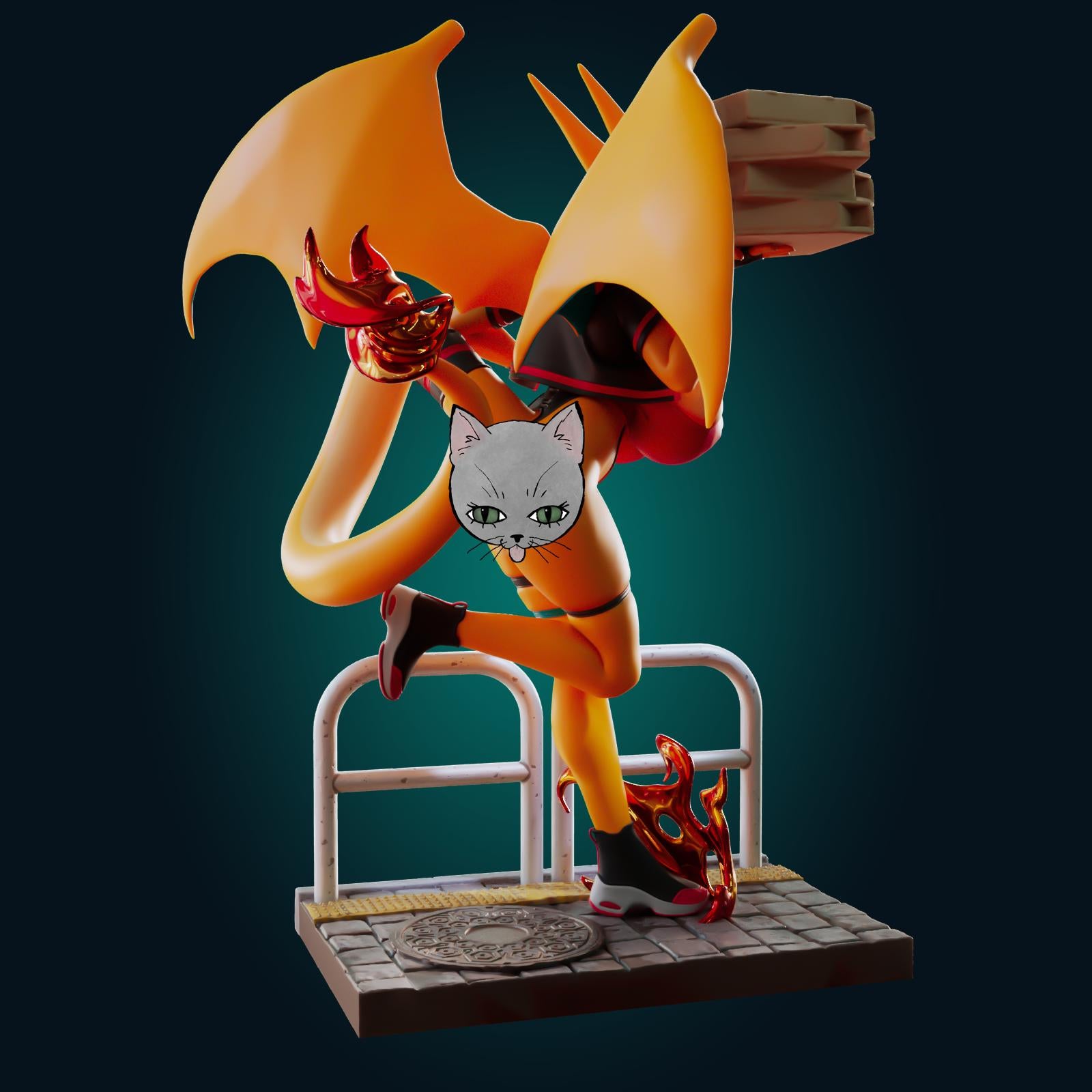 Dragon Lady Model Kit | 3D Resin Printed Figurine | Officer Rhu