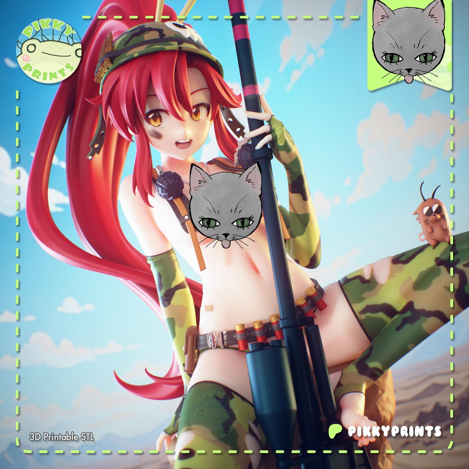 Soldier Girl Model Kit | Pikky Prints