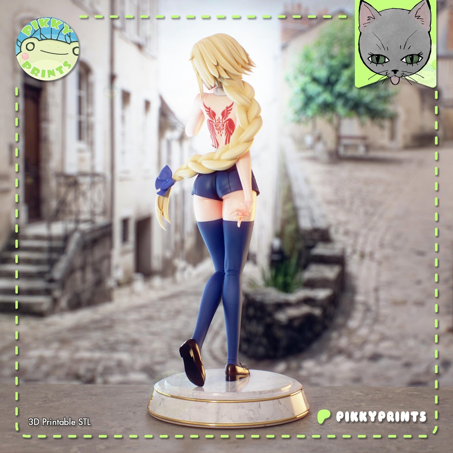 Warrior Girl Model Kit | Pikky Prints