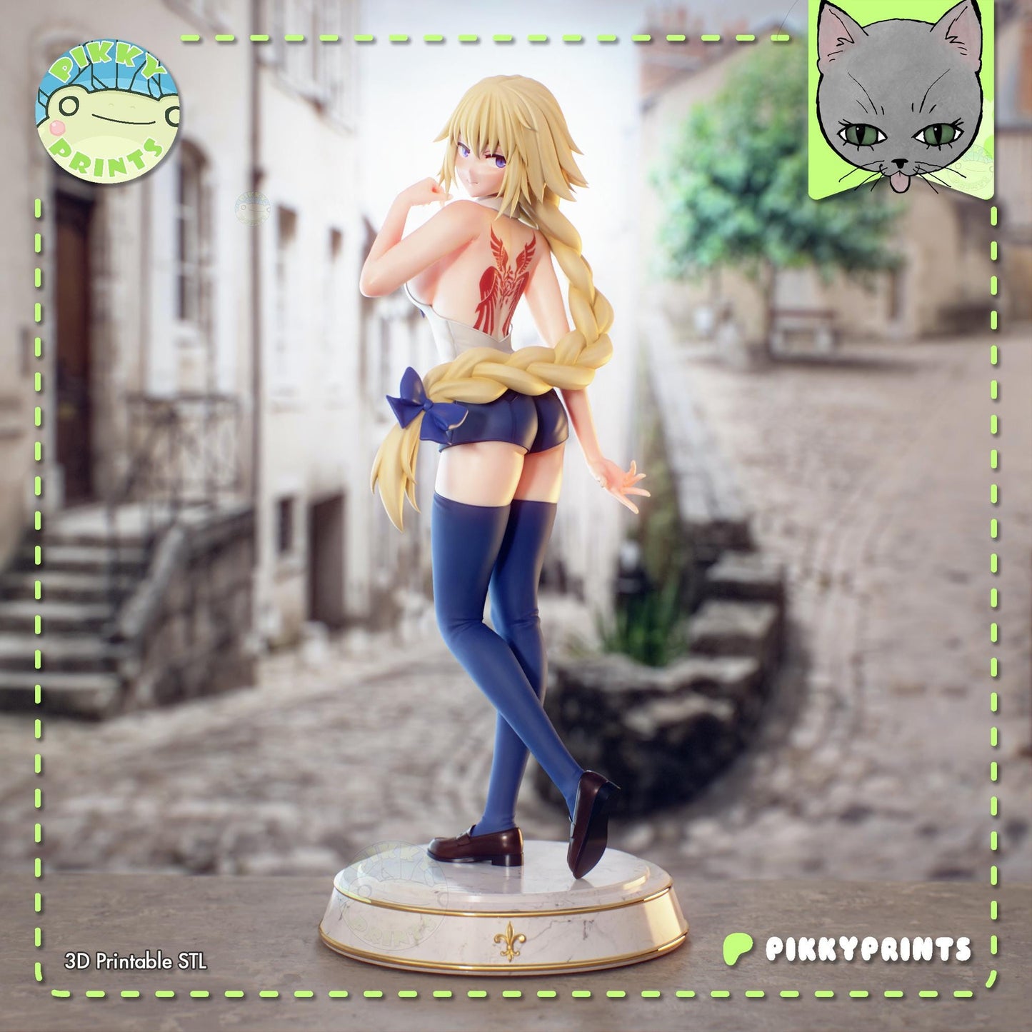 Warrior Girl Model Kit | Pikky Prints