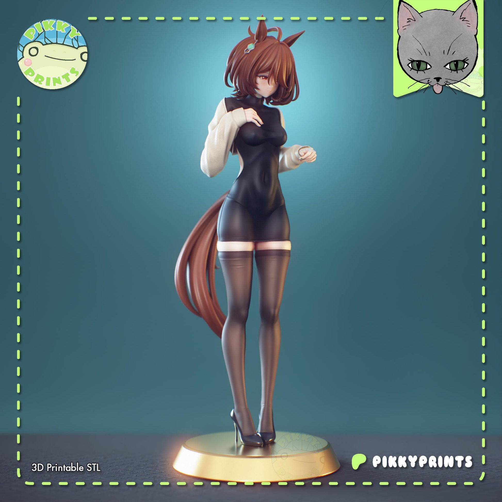 Horse Girl Model Kit | Pikky Prints