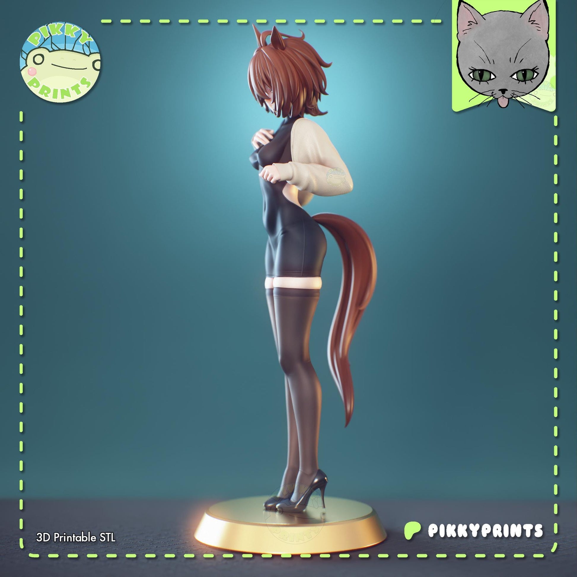 Horse Girl Model Kit | Pikky Prints