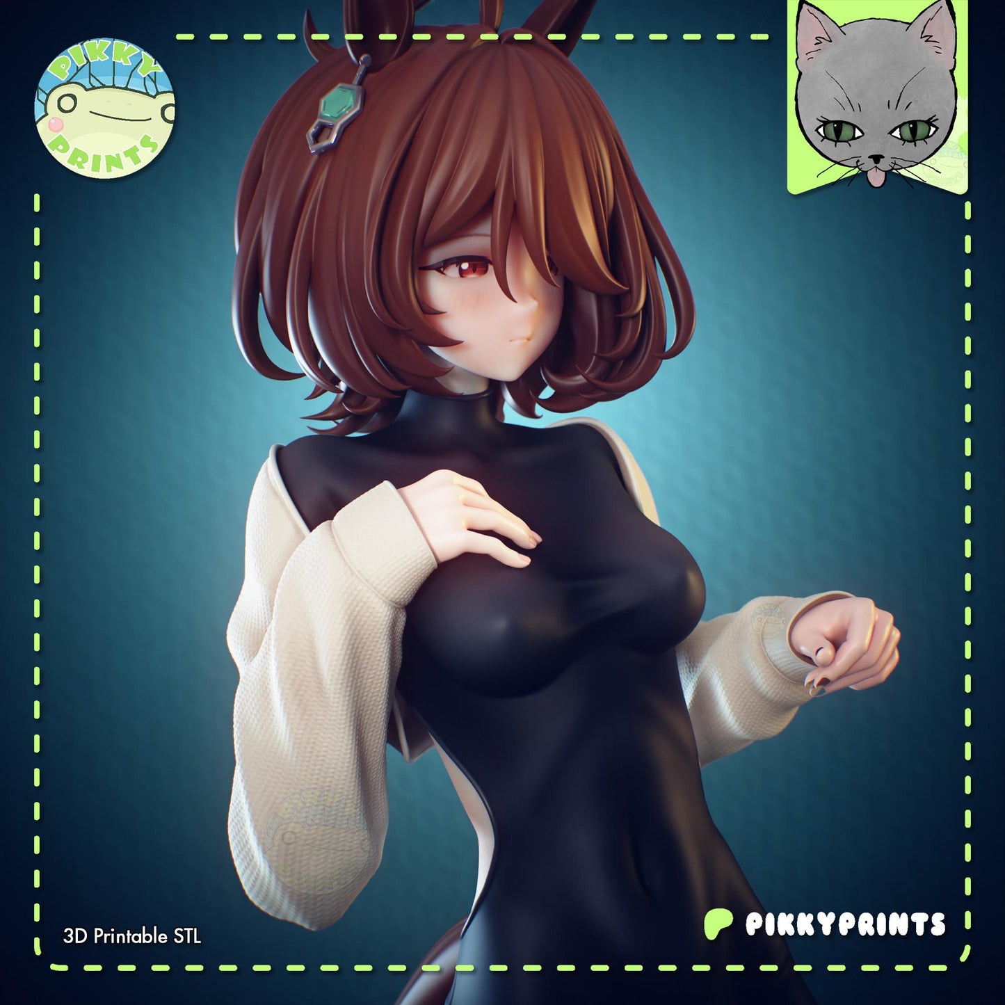 Horse Girl Model Kit | Pikky Prints