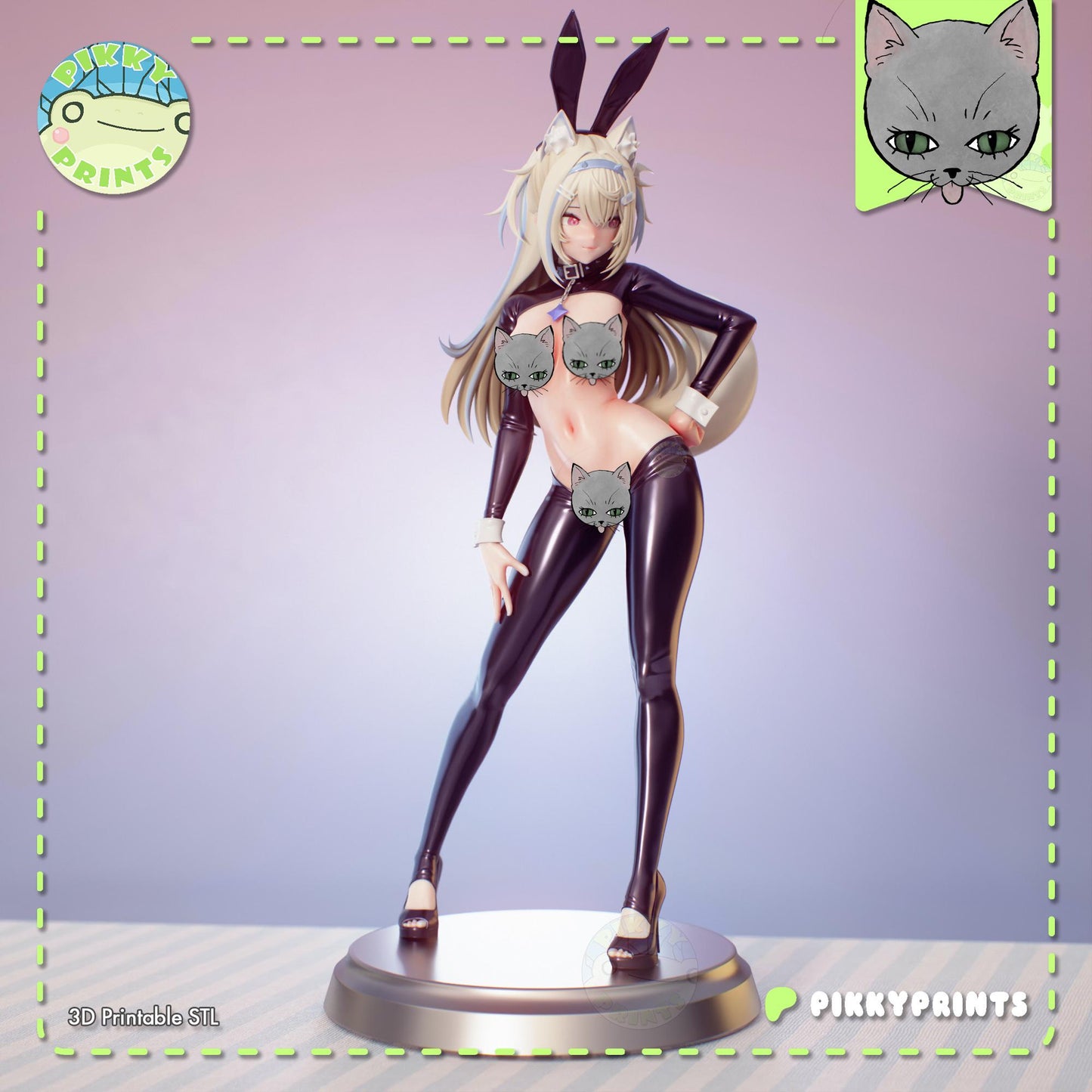 Bunny Girl Model Kit | Pikky Prints