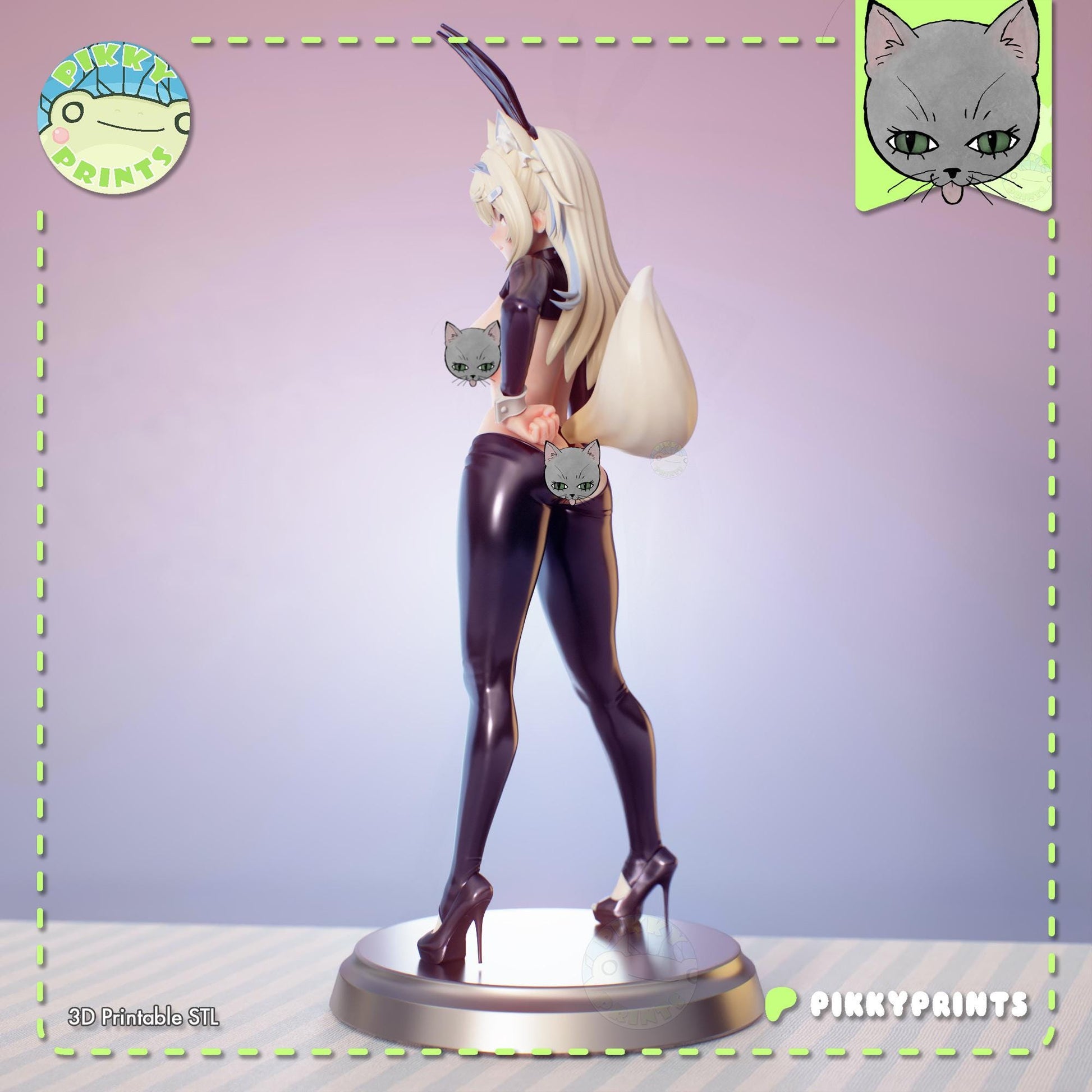 Bunny Girl Model Kit | Pikky Prints