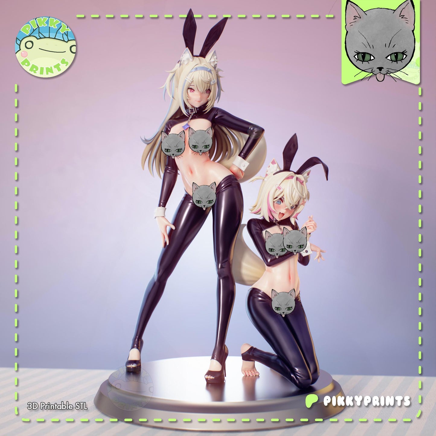 Bunny Girls Model Kit | Pikky Prints