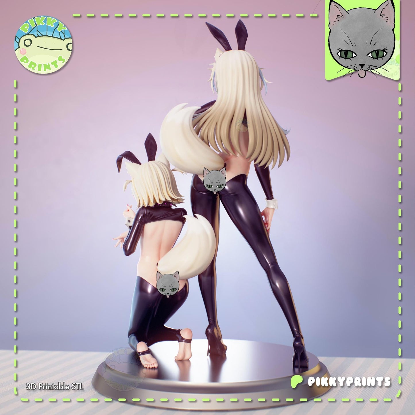 Bunny Girls Model Kit | Pikky Prints