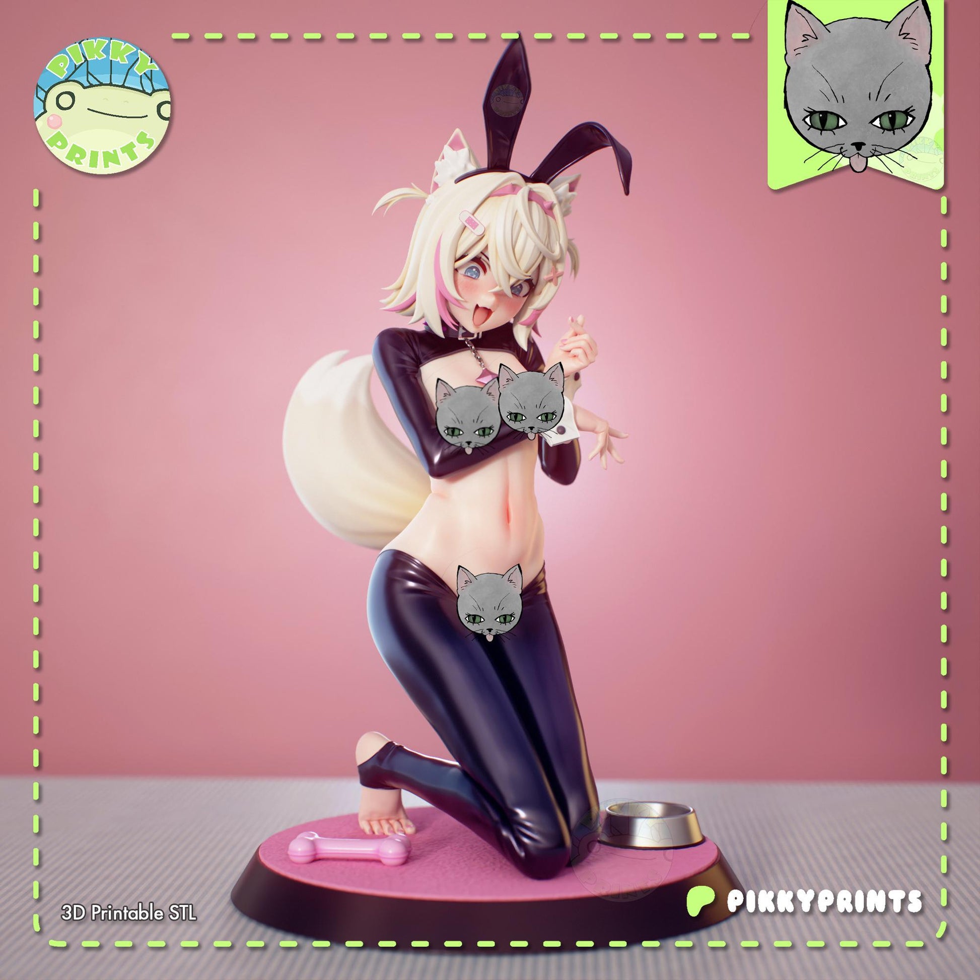 Bunny Girl Model Kit | Pikky Prints