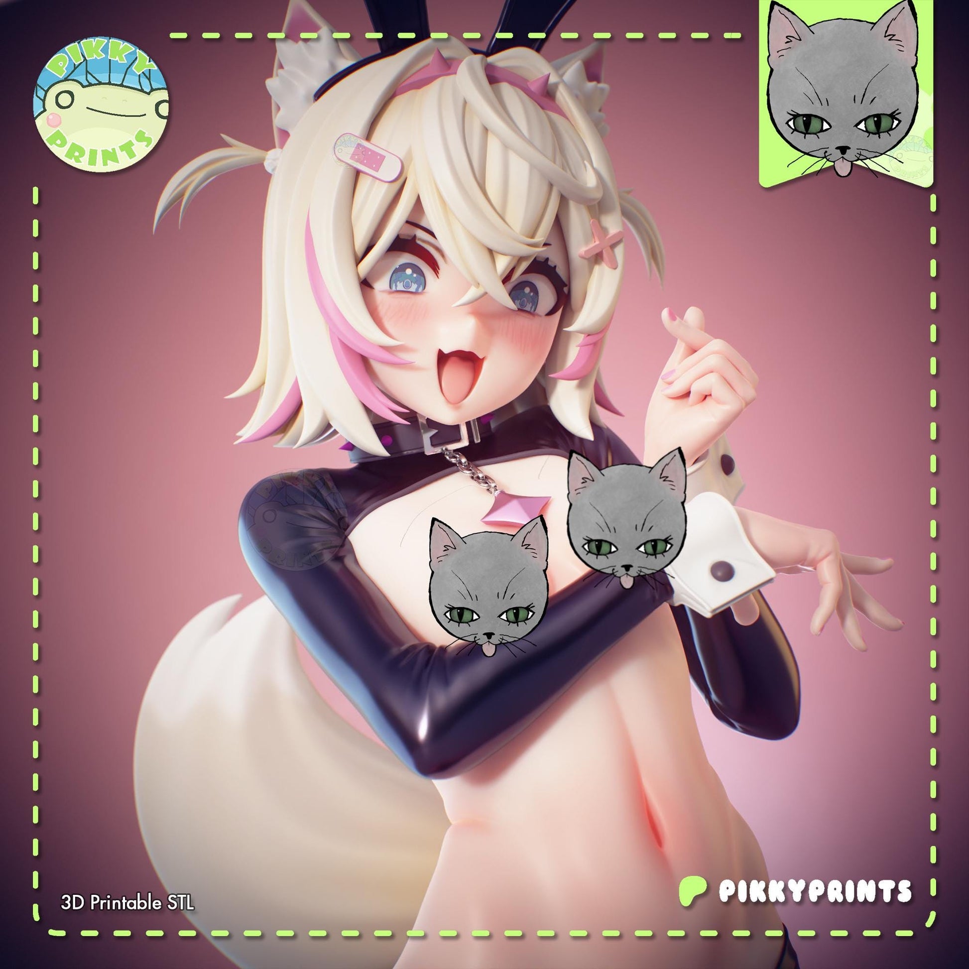 Bunny Girl Model Kit | Pikky Prints
