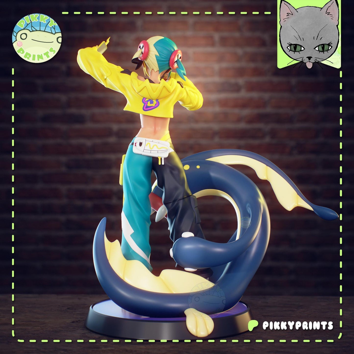 Electric Monster Girl Model Kit | Pikky Prints