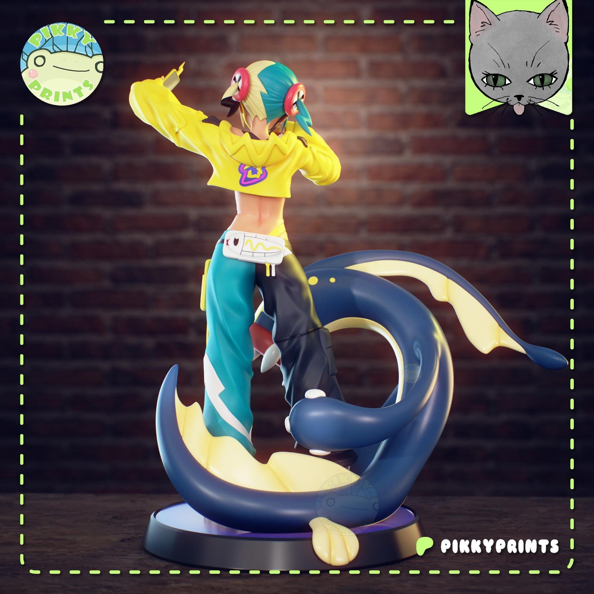 Electric Monster Girl Model Kit | Pikky Prints