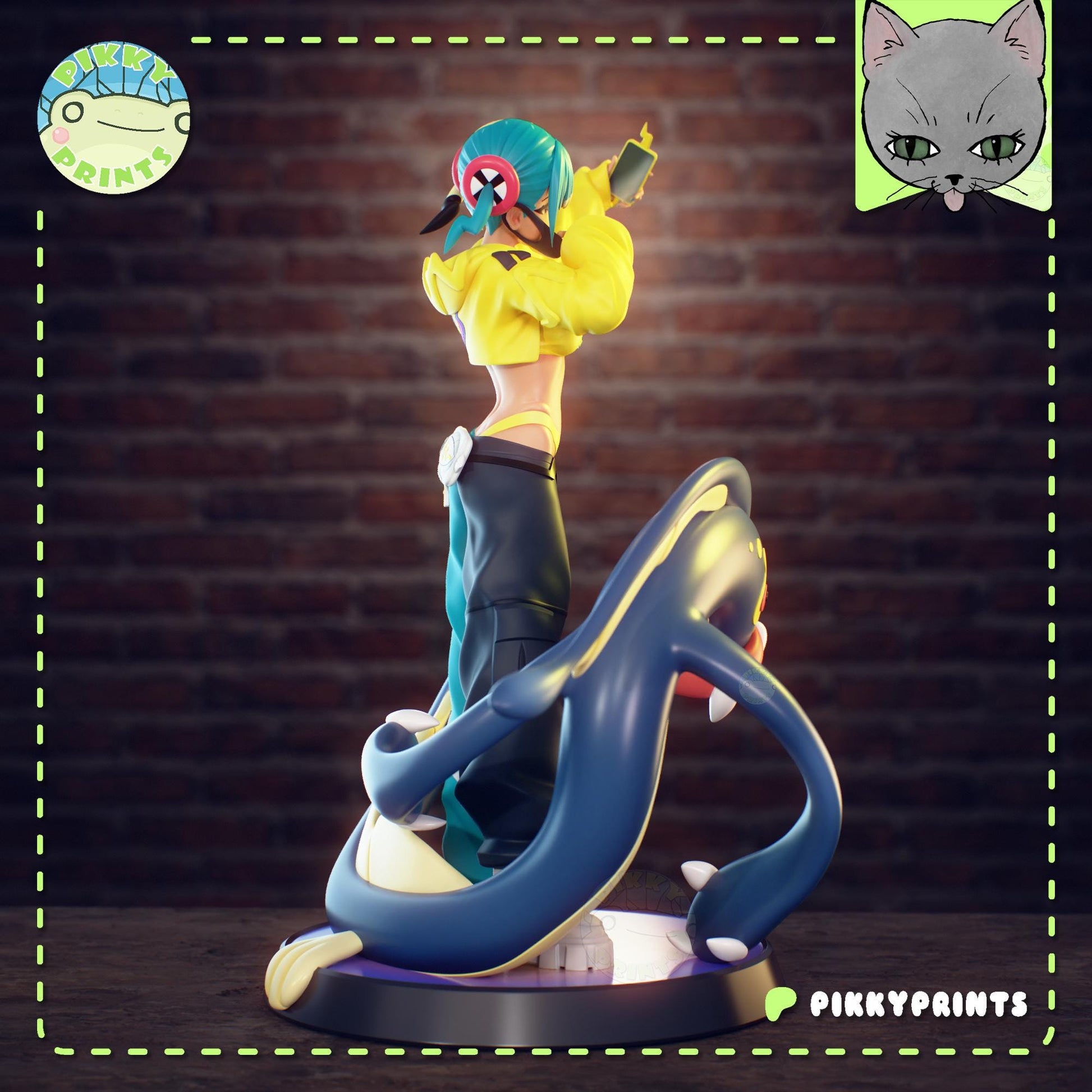 Electric Monster Girl Model Kit | Pikky Prints