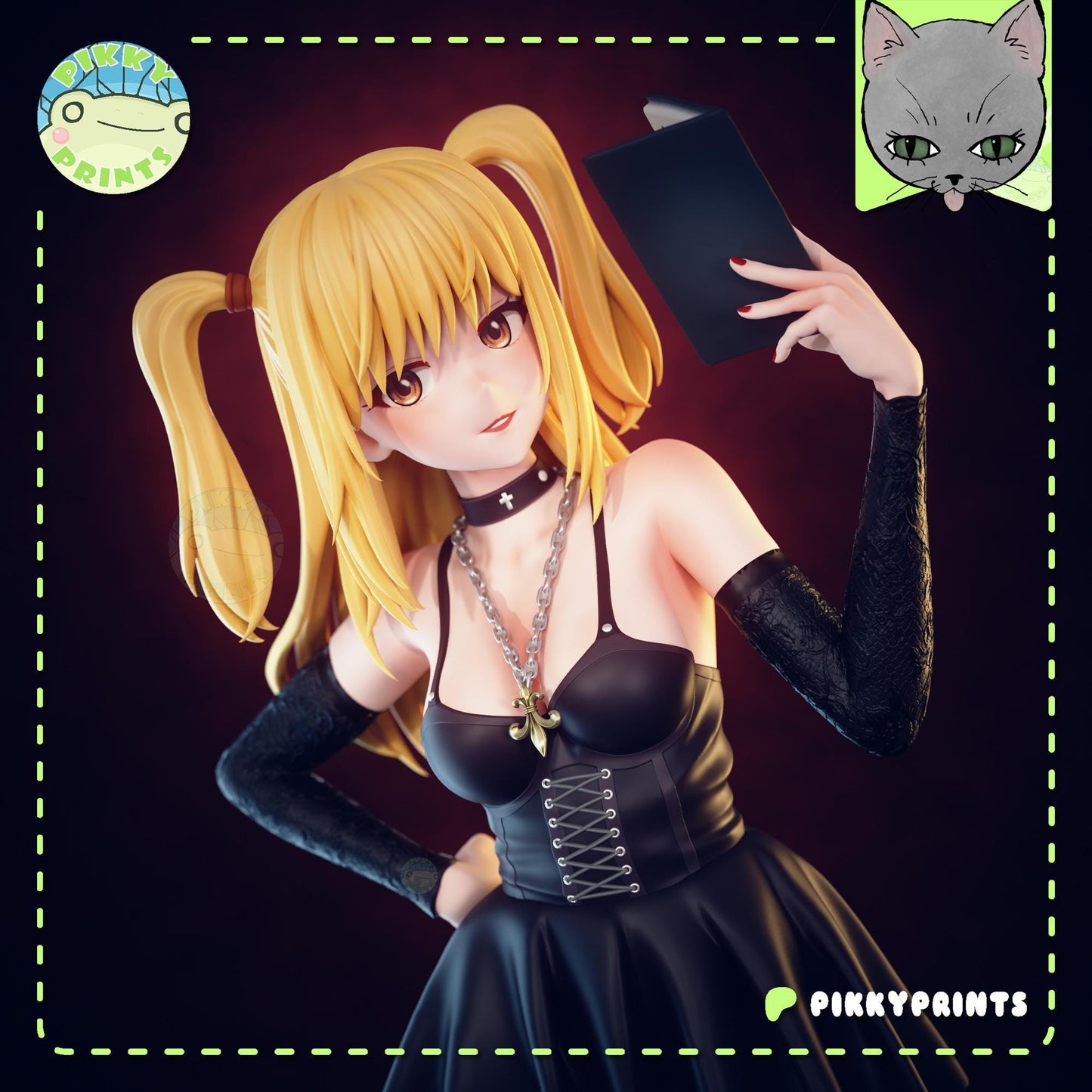Notebook Girl Model Kit | Pikky Prints
