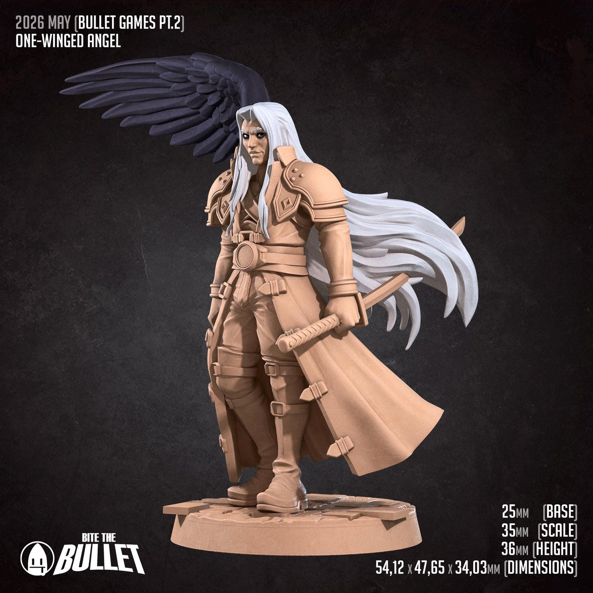 One Winged Angel Miniature | Bite the Bullet