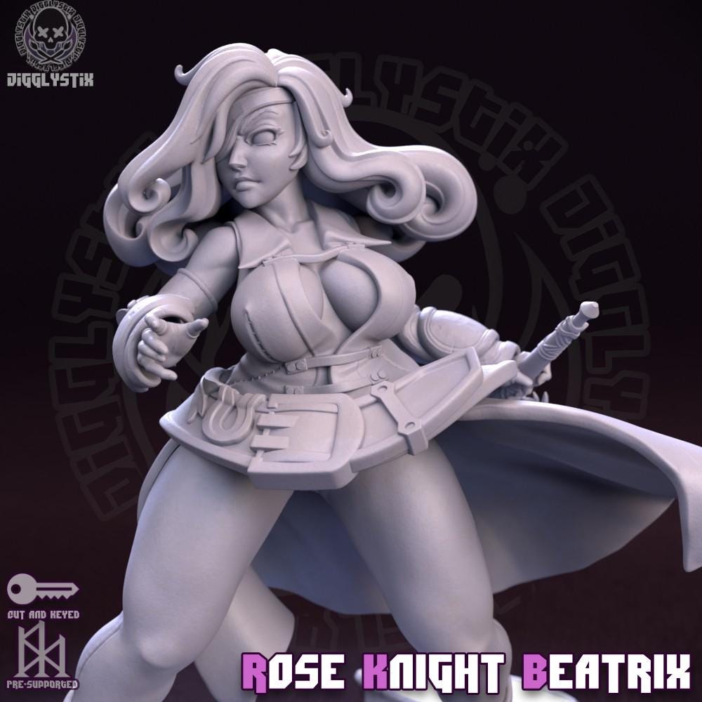 Rose Knight Model Kit | Jigglystix