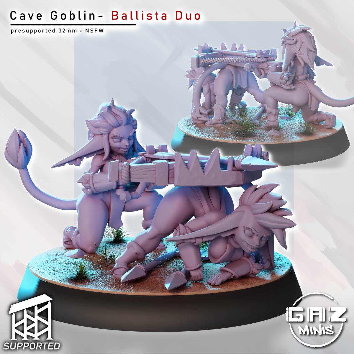 Cave Goblin - Ballista Duo | Gaz Minis