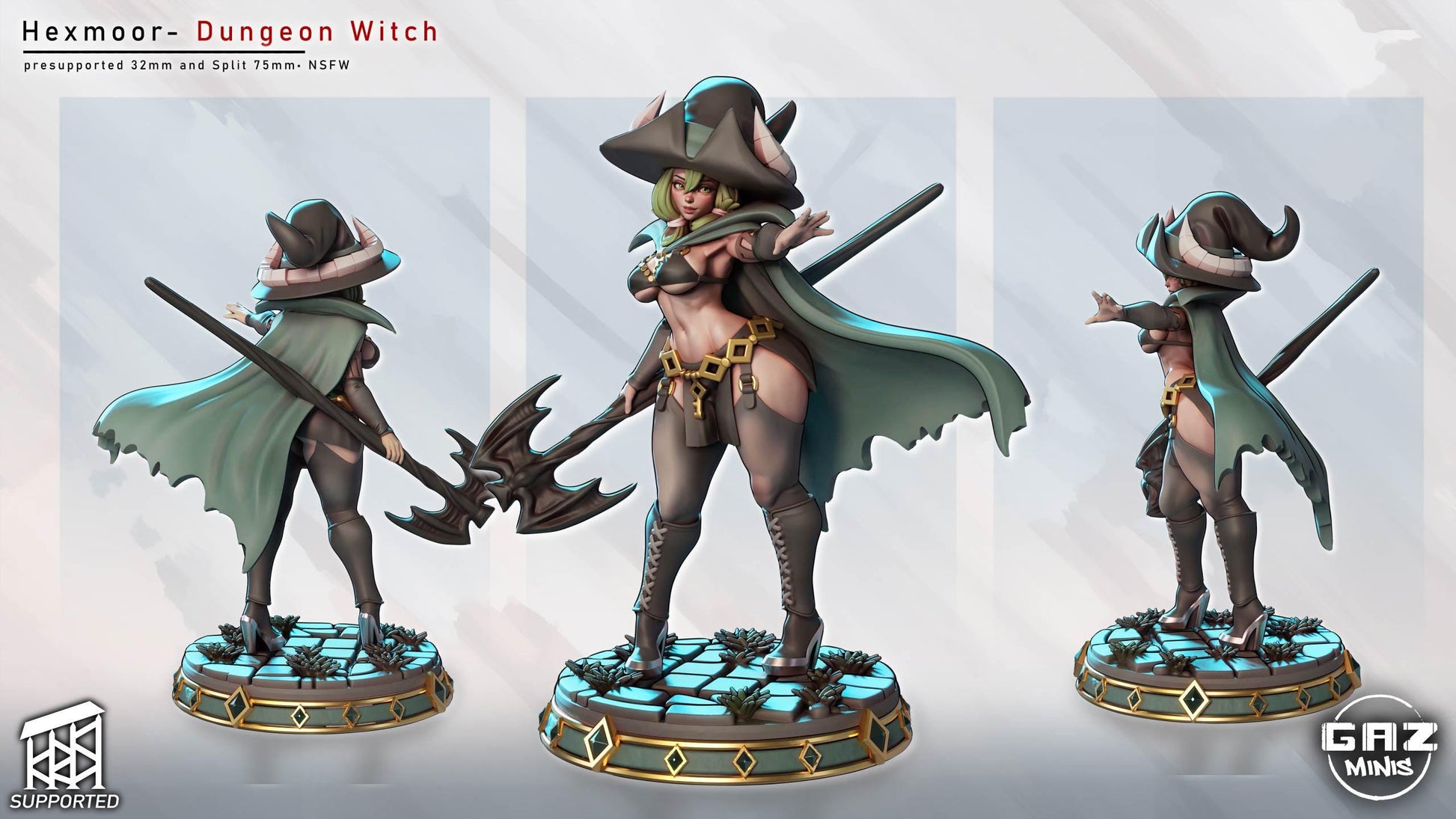 Hexmoor - Dungeon Witch | Gaz Minis