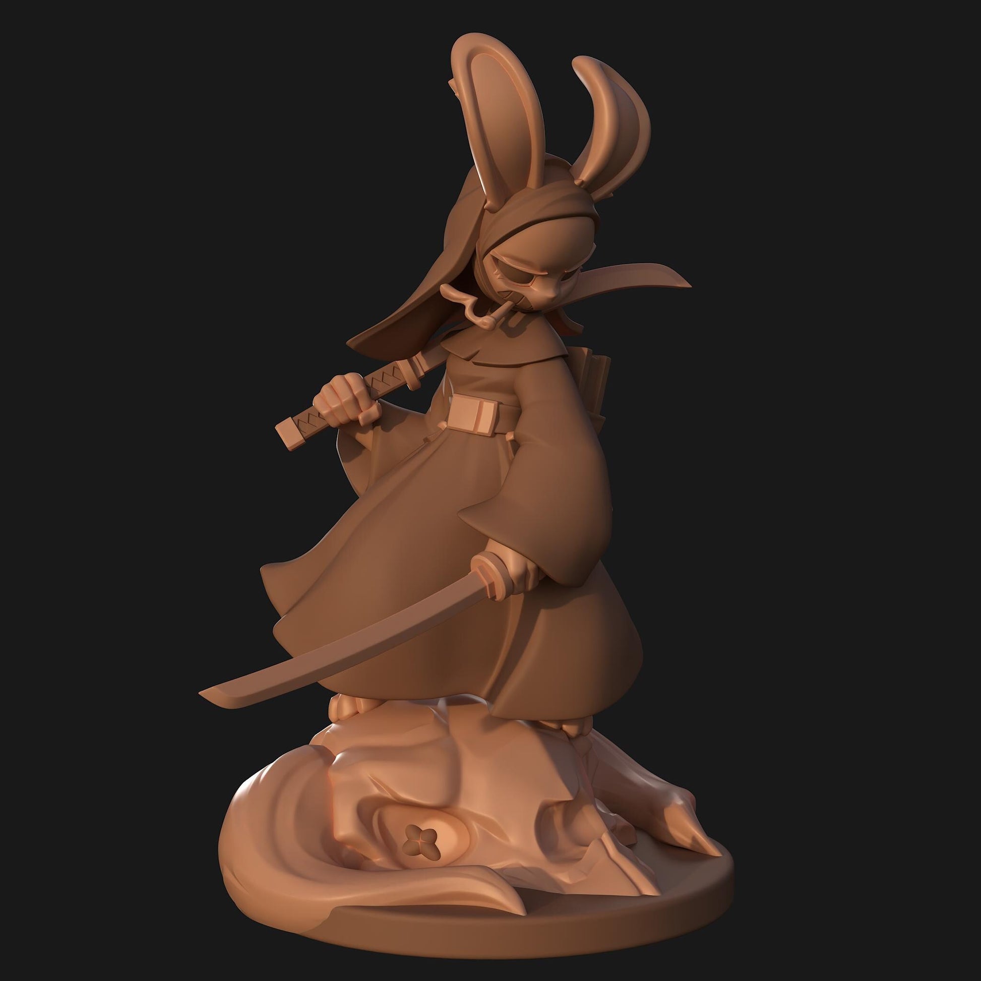 Katana Bunny Nun Miniature | 1ndefference