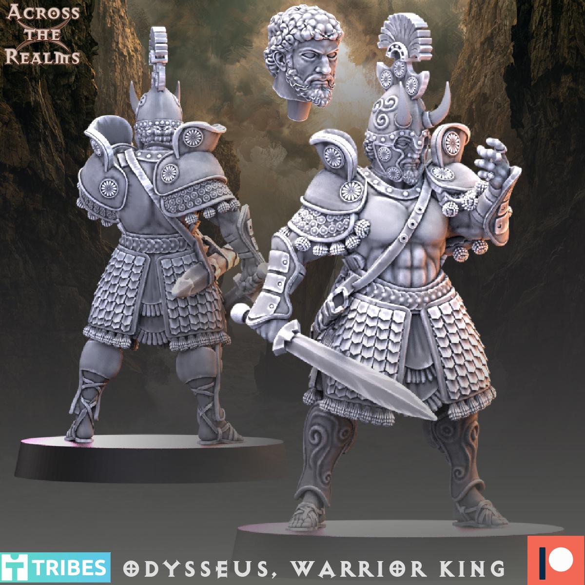 Odysseus, Warrior King Miniature | Across the Realms