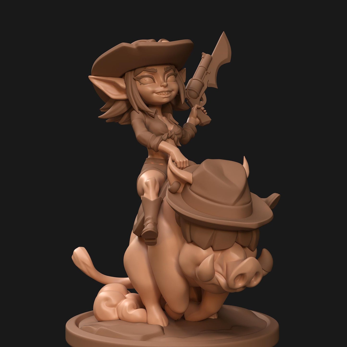 Goblin Cowgirl Miniature | 1ndefference