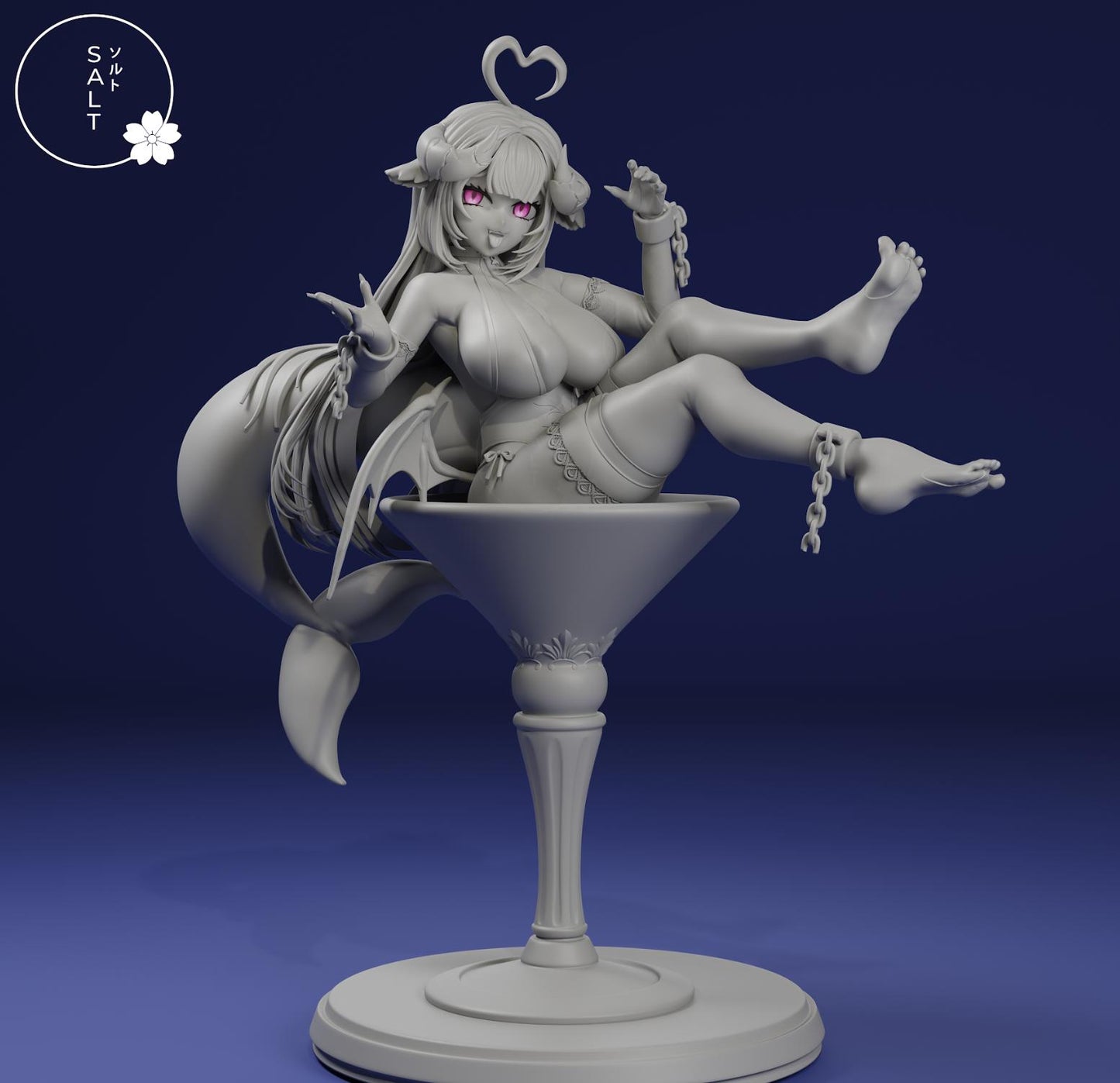Orca Succubus Model Kit | 3D Resin Printed Figurine | Salt Sculpt