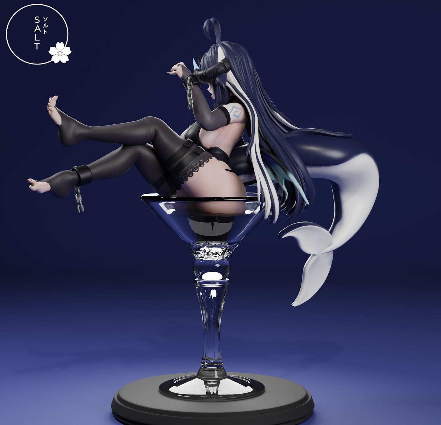 Orca Succubus Model Kit | 3D Resin Printed Figurine | Salt Sculpt