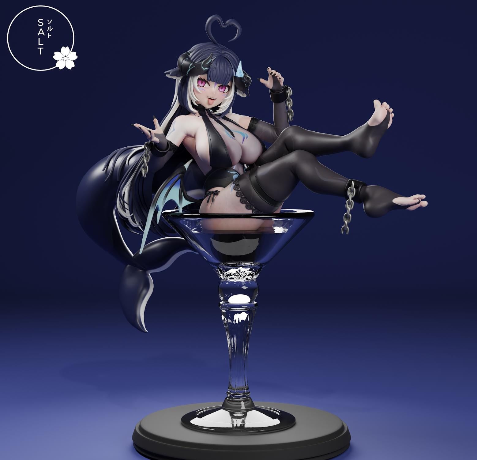 Orca Succubus Model Kit | 3D Resin Printed Figurine | Salt Sculpt