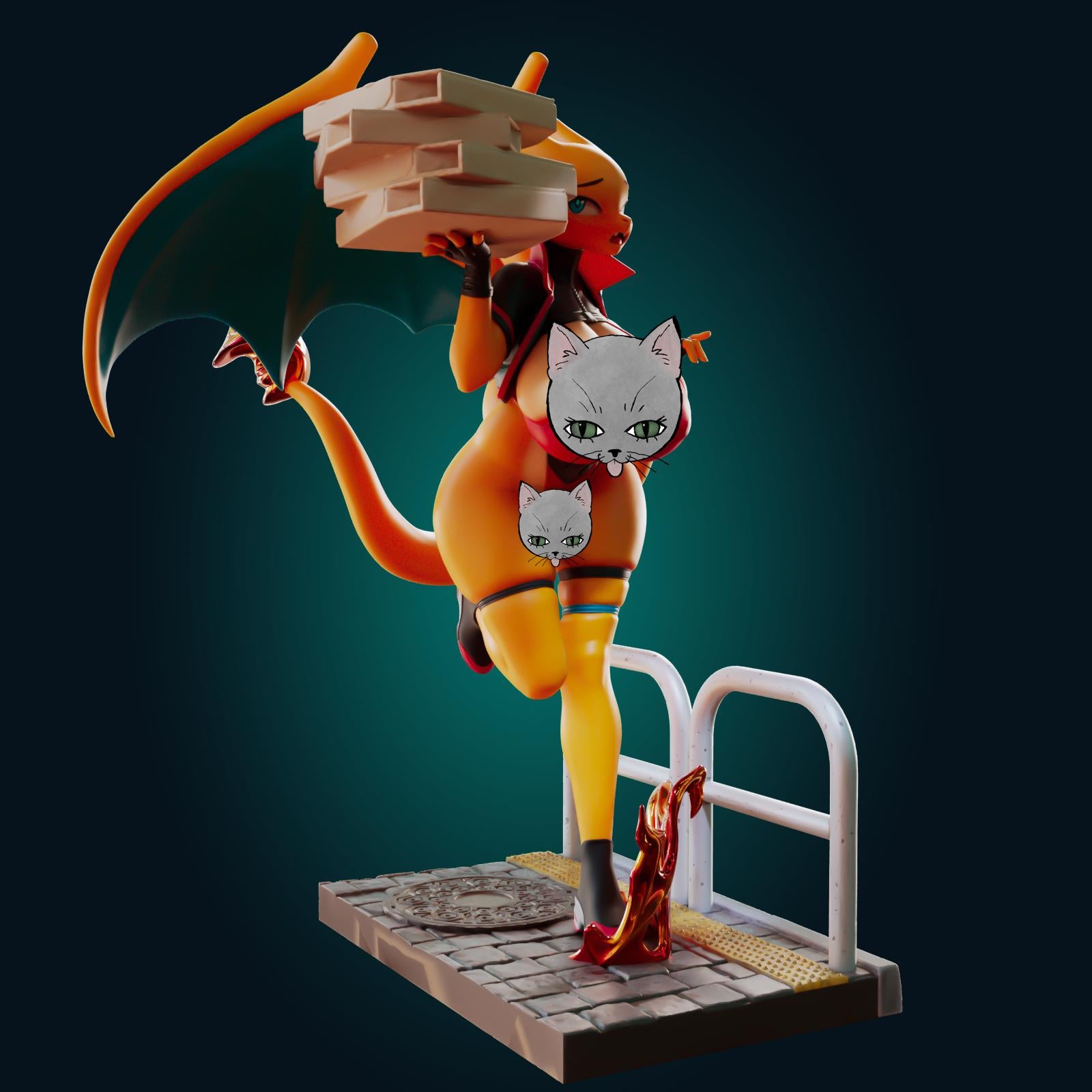 Dragon Lady Model Kit | 3D Resin Printed Figurine | Officer Rhu