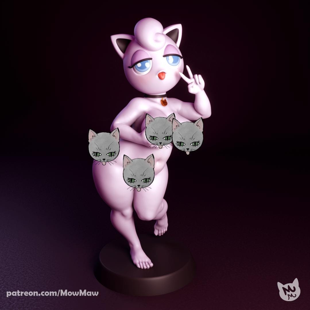 Pink Monster Girl Model Kit | Mow Maw